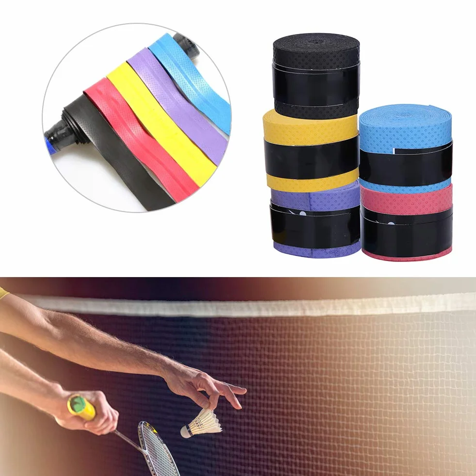 OUKENS Overgrips de Raqueta de bádminton de Tenis, 60 Piezas, Antideslizante y súper Absorbente, Cinta de Agarre de Raqueta, Cinta para el Sudor para Raquetas para Raquetas de Tenis de Bádminton