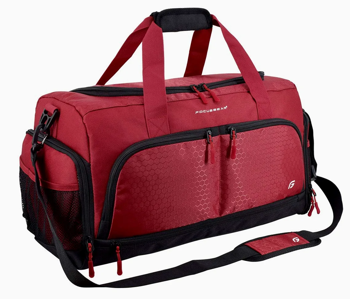 Ultimate Gym Bag 2.0: Bolsa de Lona Duradera diseñada por crowdsource con 10 Compartimentos óptimos, Bolsa Resistente al Agua, Verde, 11.5 Pulgadas de Alto x 10.5 Pulgadas de Ancho x 20