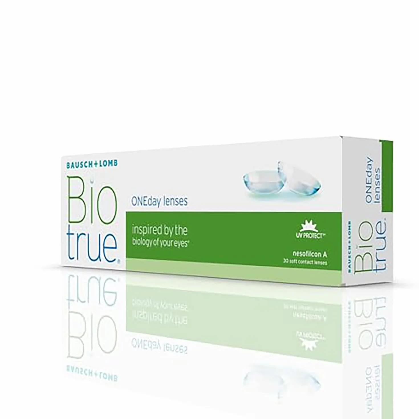 BAUSCH + LOMB Biotrue ONEday lentillas diarias esféricas 30 unidades 8.6 BC 14.20 DIA -02,50