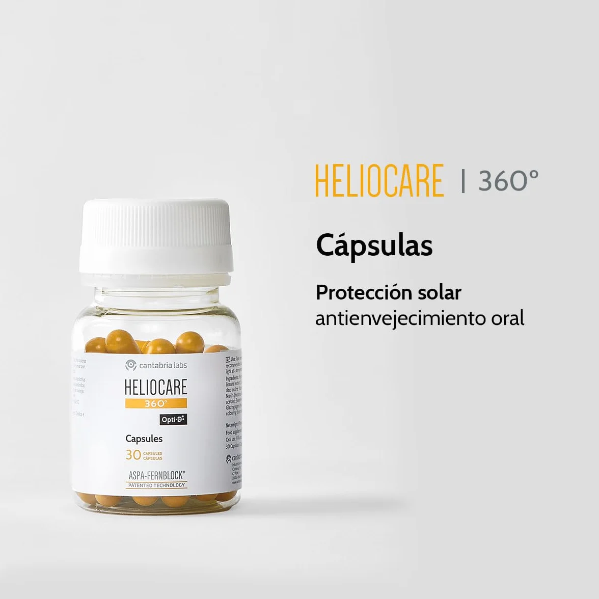 Cantabria Labs Heliocare 360° Cápsulas Protección Solar Oral 30 Cápsulas