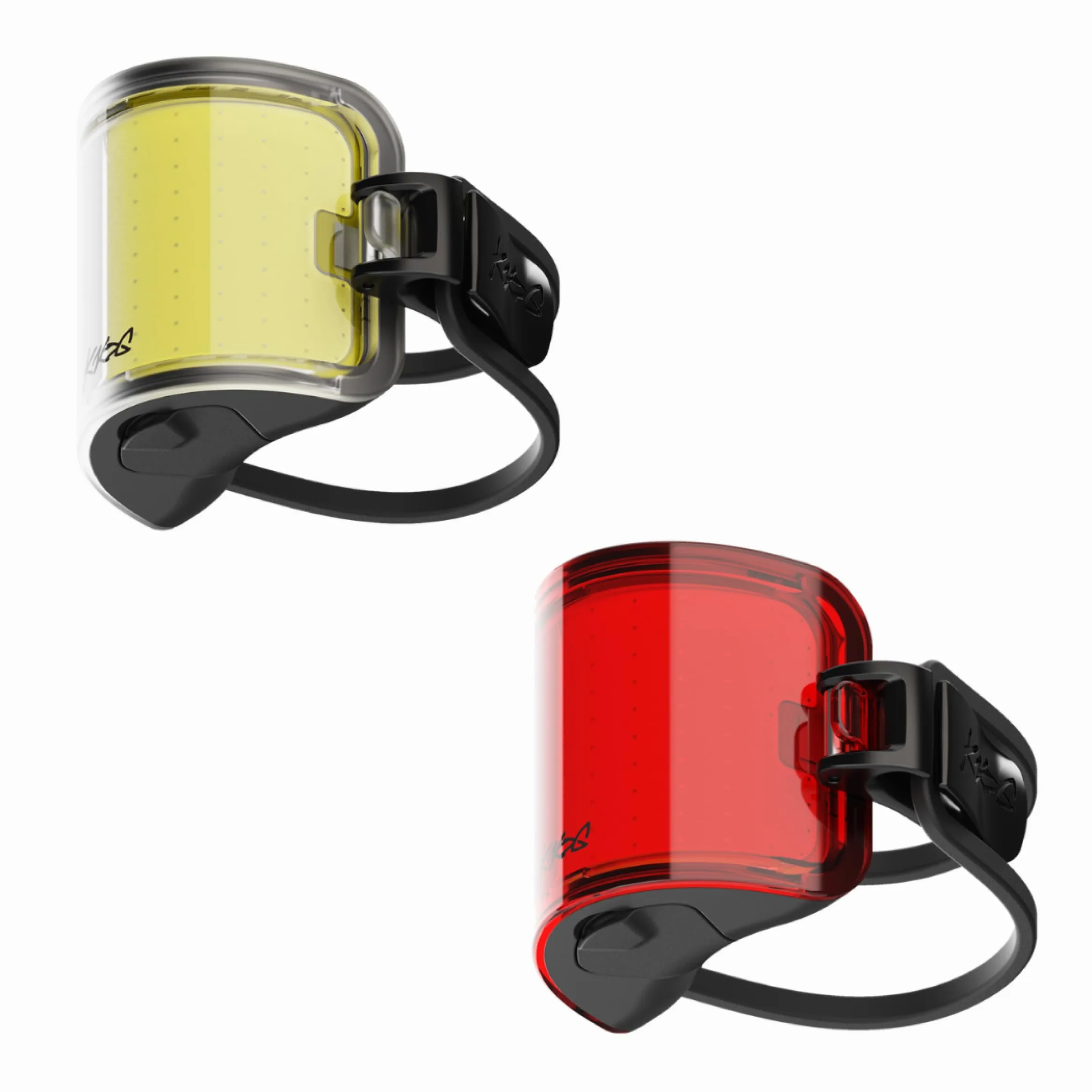 Knog Cobber - Mini luz para bicicleta, 120 lúmenes delanteros y traseros de 75 lúmenes, luces LED recargables USB-C, ángulo de haz de 330°, 5 modos, impermeable IP67, compatible con barras estándar y
