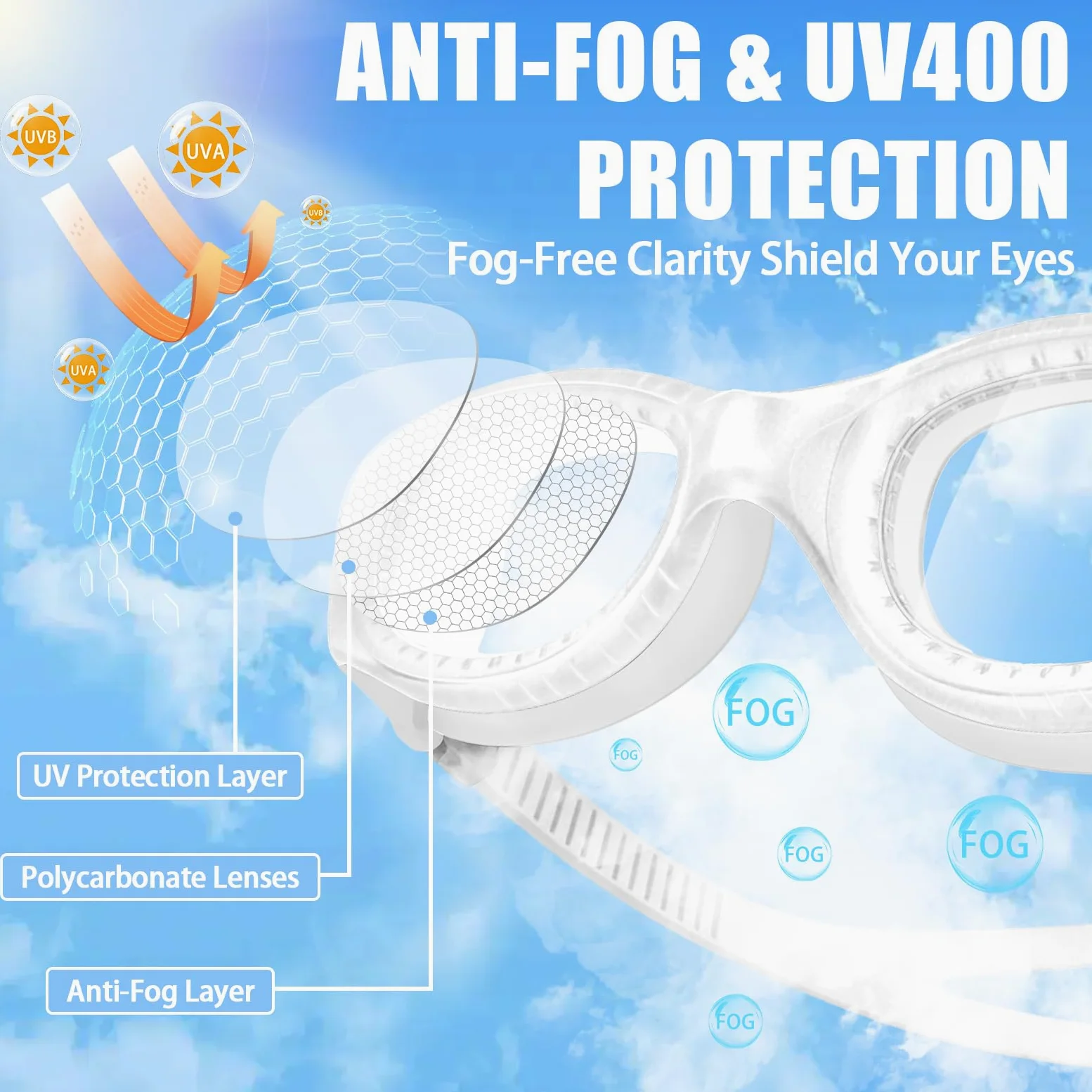 Gafas de natación para adultos 0041