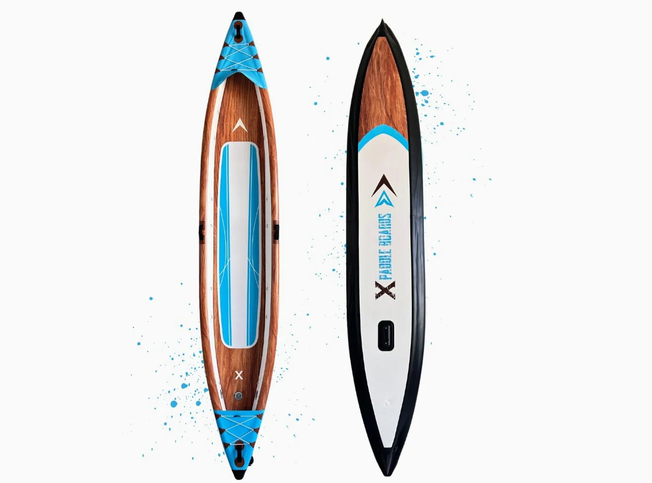 Canoa Kayak Inflable 2 Plazas Dropstitch 470 x 80 x 42 cm K-Blue