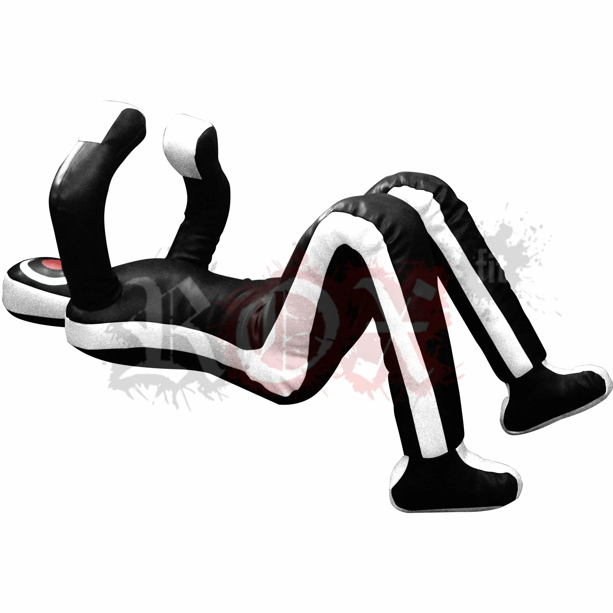 ROX Fit - Chupete de agarre adecuado para artes marciales mixtas de artes marciales mixtas, fitness, rojo, negro y azul