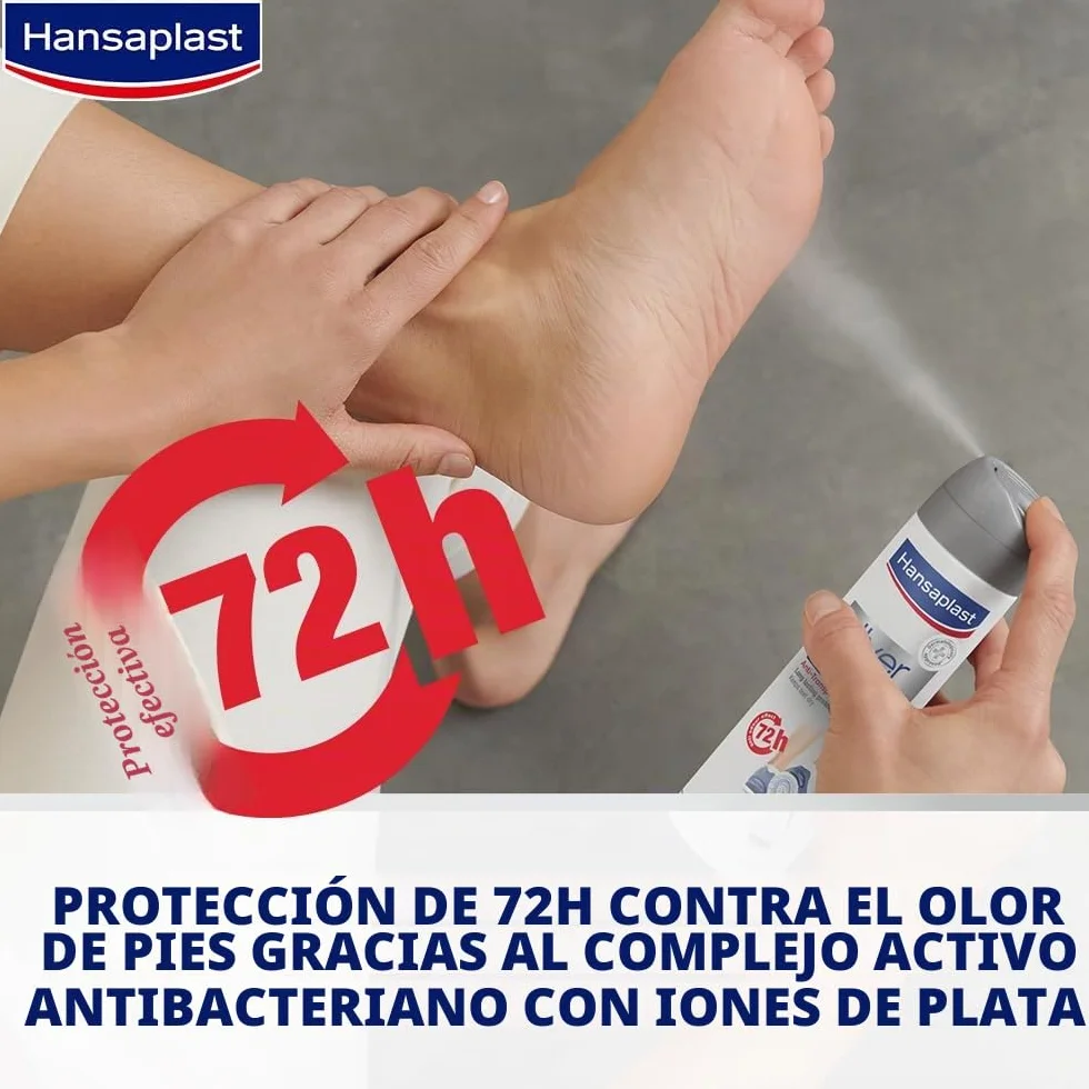 Hansaplast Fuß Spray Silver Active 150 ml Solución