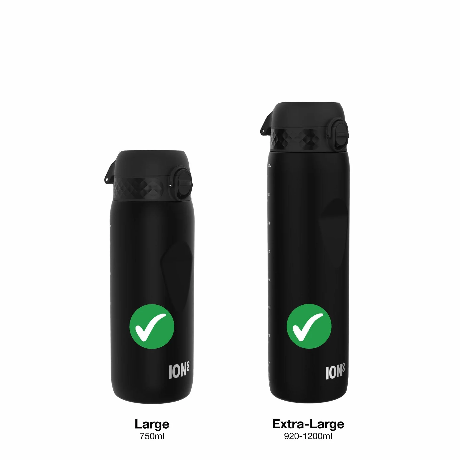 ion8 Tapa de Botella de agua OneTouch 2.0 a Prueba de fugas, Sin BPA, Grande, Azul Marino