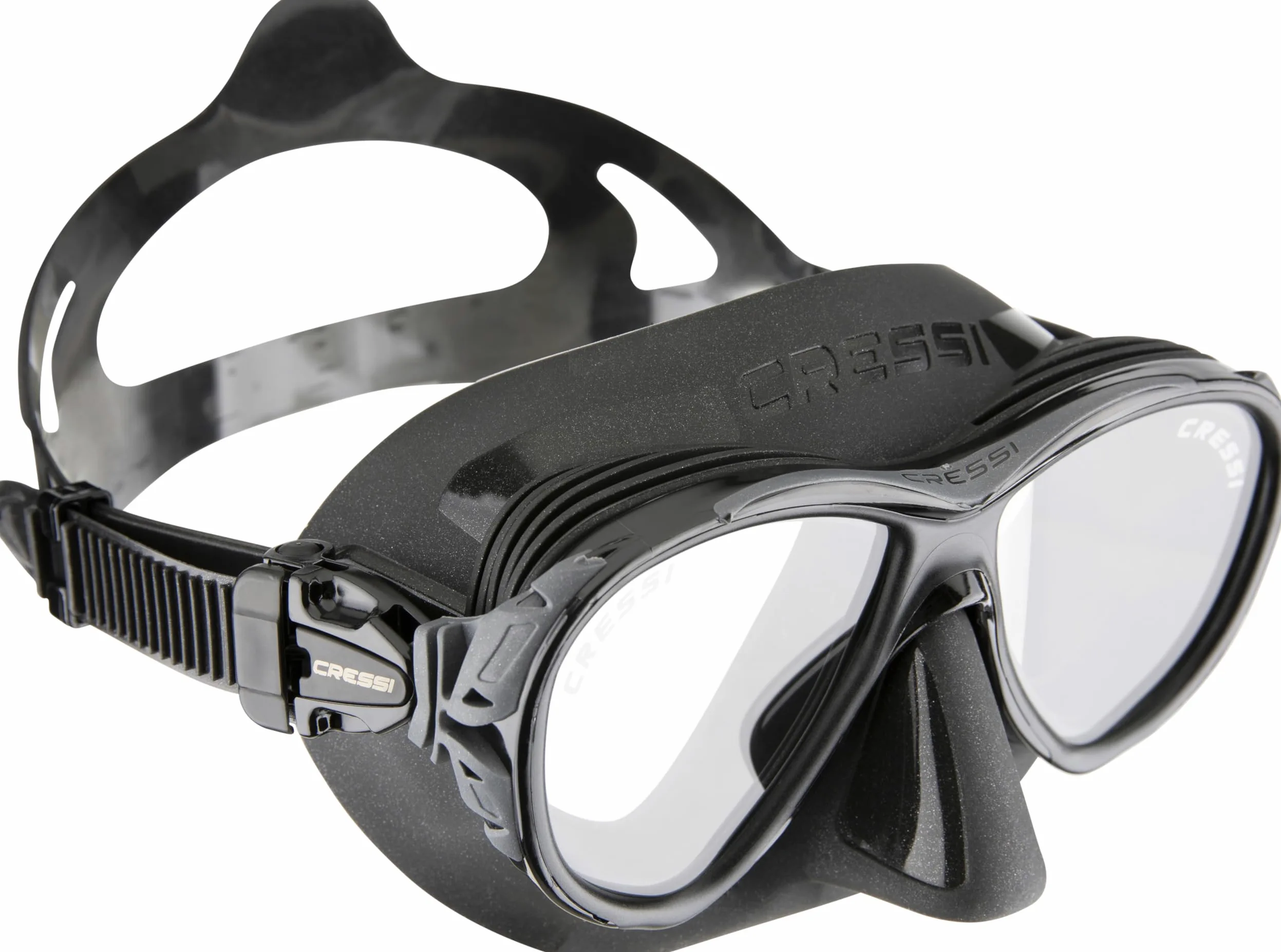 Cressi Naxos Mask Máscara de Buceo con Sistema antivaho, Unisex Adulto