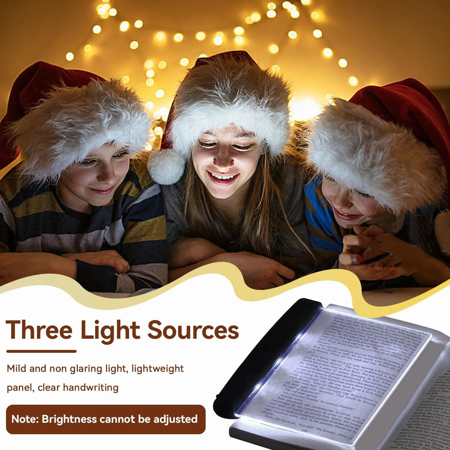 HERCHR Luz Para Leer Libros En La Cama, Lampara Lectura Para El Dormitorio