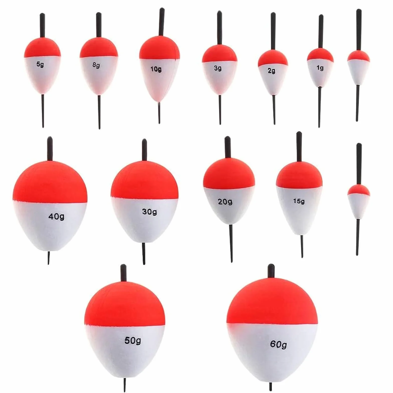 Flotadores De Pesca, Flotador De Pescado, Juego De Flotador De Pesca, 14 Piezas Flotadores De Pesca En El Mar, Flotadores De Pesca Bobbers, Flotadores De Pesca Y Bobbers, Kits De Flotadores De Pesca