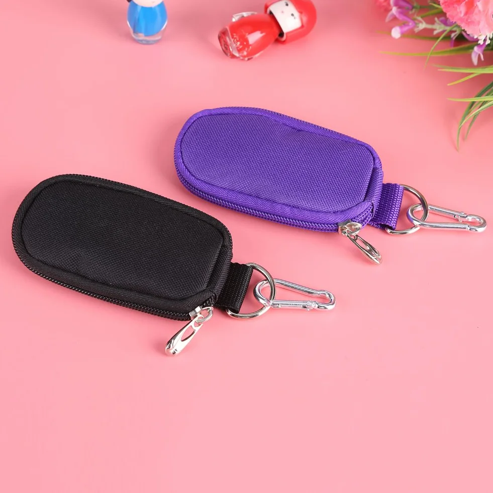 Estuche Organizador Portátil para Aceites Esenciales, 10 Compartimentos, Negro, Oxford, 2/3ML, 11.3x7x1cm