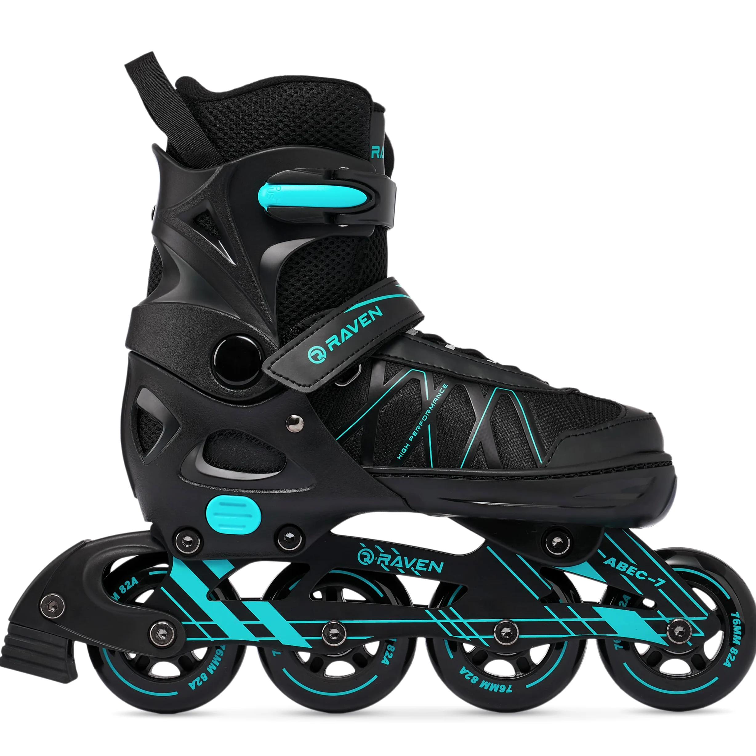 Raven Patines en línea ajustables 2 en 1 Expert con sistema de triple ventilación, rodamientos Carbon Abec7, sistema Trust-Fit