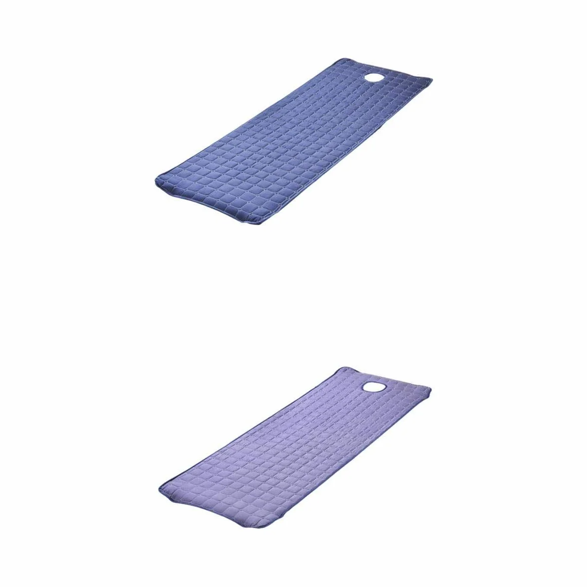 SM SunniMix Colchones de Masaje con Agujero para Camillas, Smokey Purple + Dark Blue