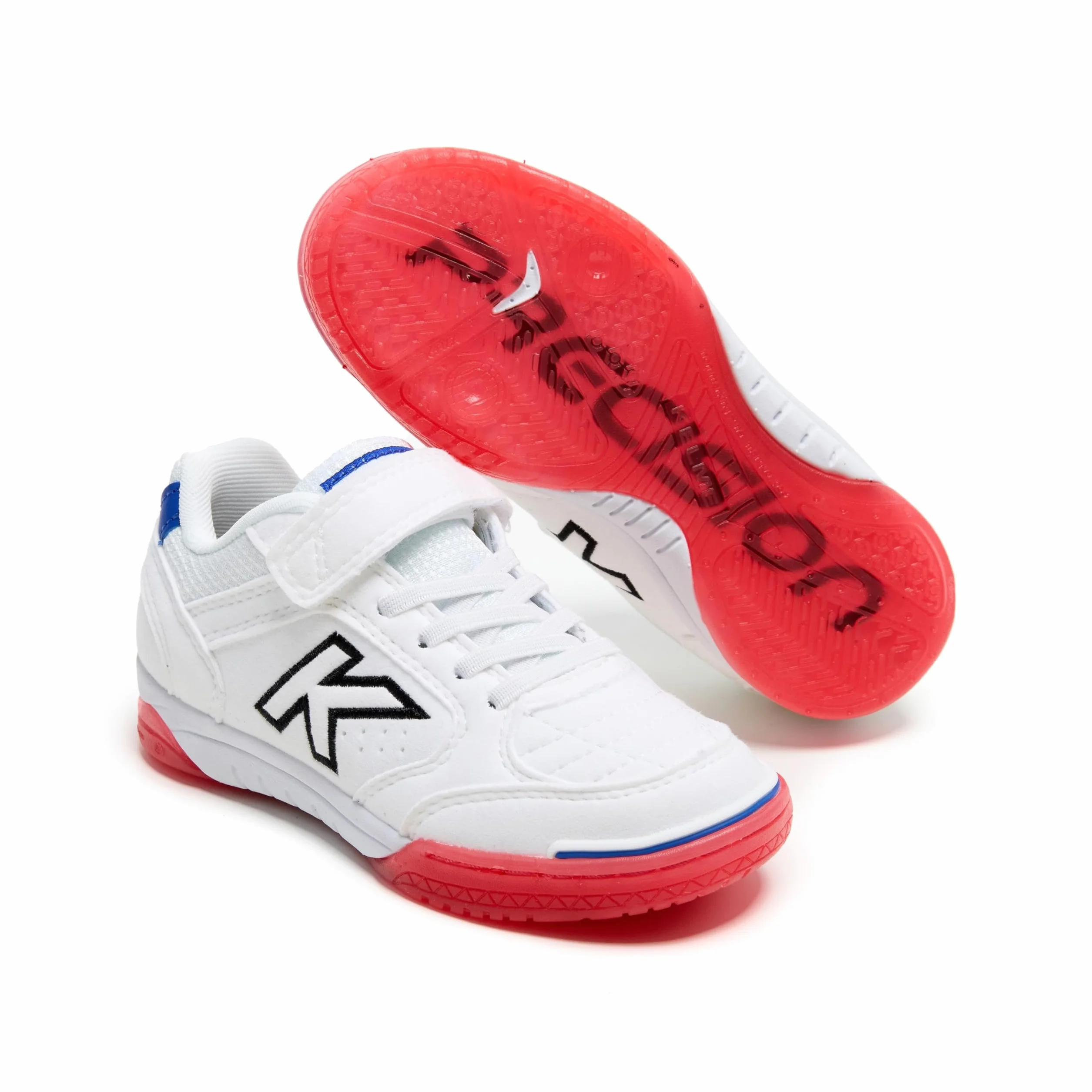 Zapatillas de fútbol sala niño Precision Elastic blanco