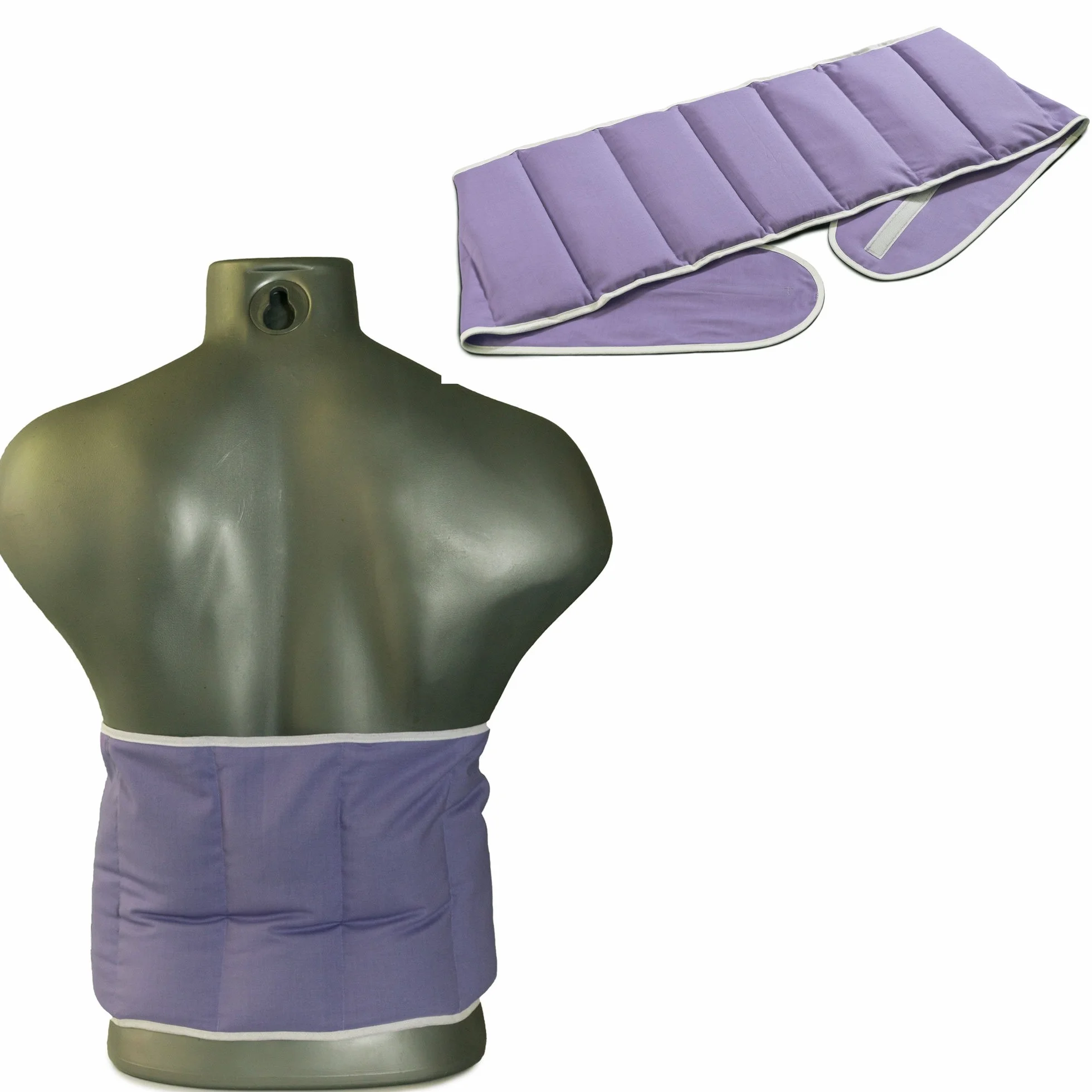 Saco térmico lumbar de semillas de uva 135cm malva