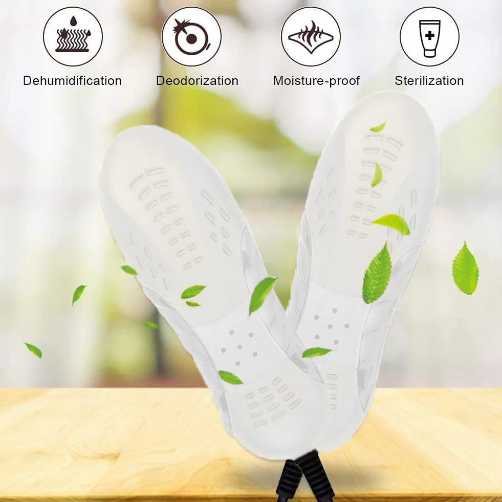 Secador Zapatos Eléctrico, Calentador Zapatos, Secador de Pies, Desodorante Deshumidificador Portátil Hogar
