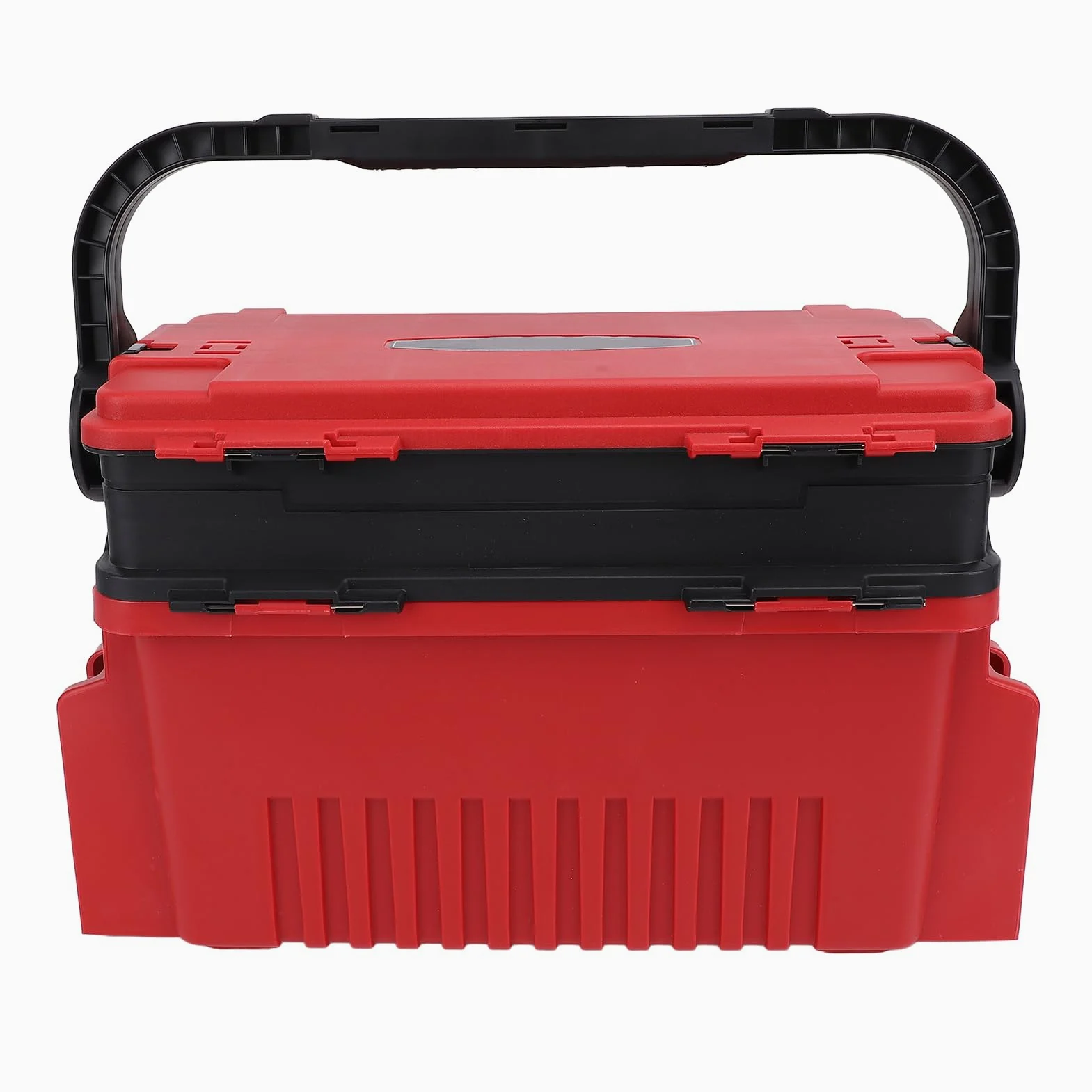 Caja de Aparejos de Pesca, Almacenamiento de PE con 17 Divisores, Organizador de Cebo Multicapa, Ideal para Entusiastas de la Pesca en Agua Salada y en Barco