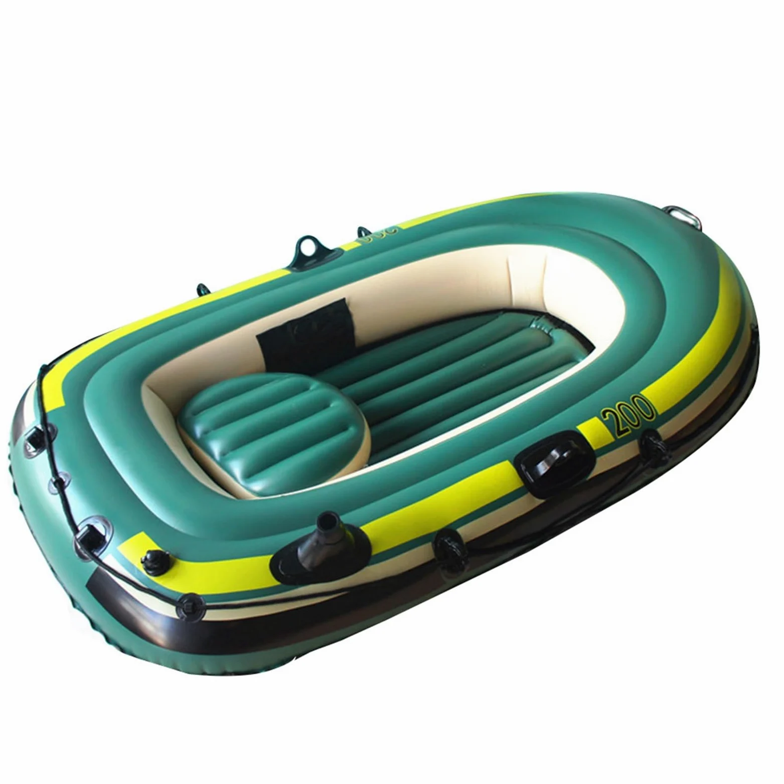 Barco hinchable para adultos, balsa de alto rendimiento, portátil, kayak de pesca de larga duración, embarcaciones ligeras para el lago, piscina, deportes al aire libre, deportes, rafting, camping