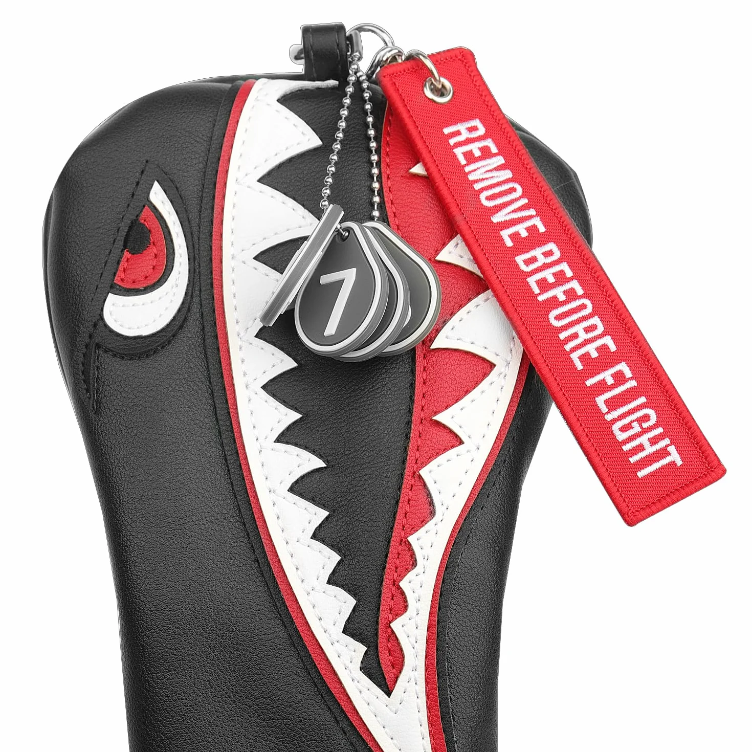 Funda para palo de golf Flying Tiger Warshark para palo de golf disponible para conductor/Fairway/Hybird (funda Hybird)