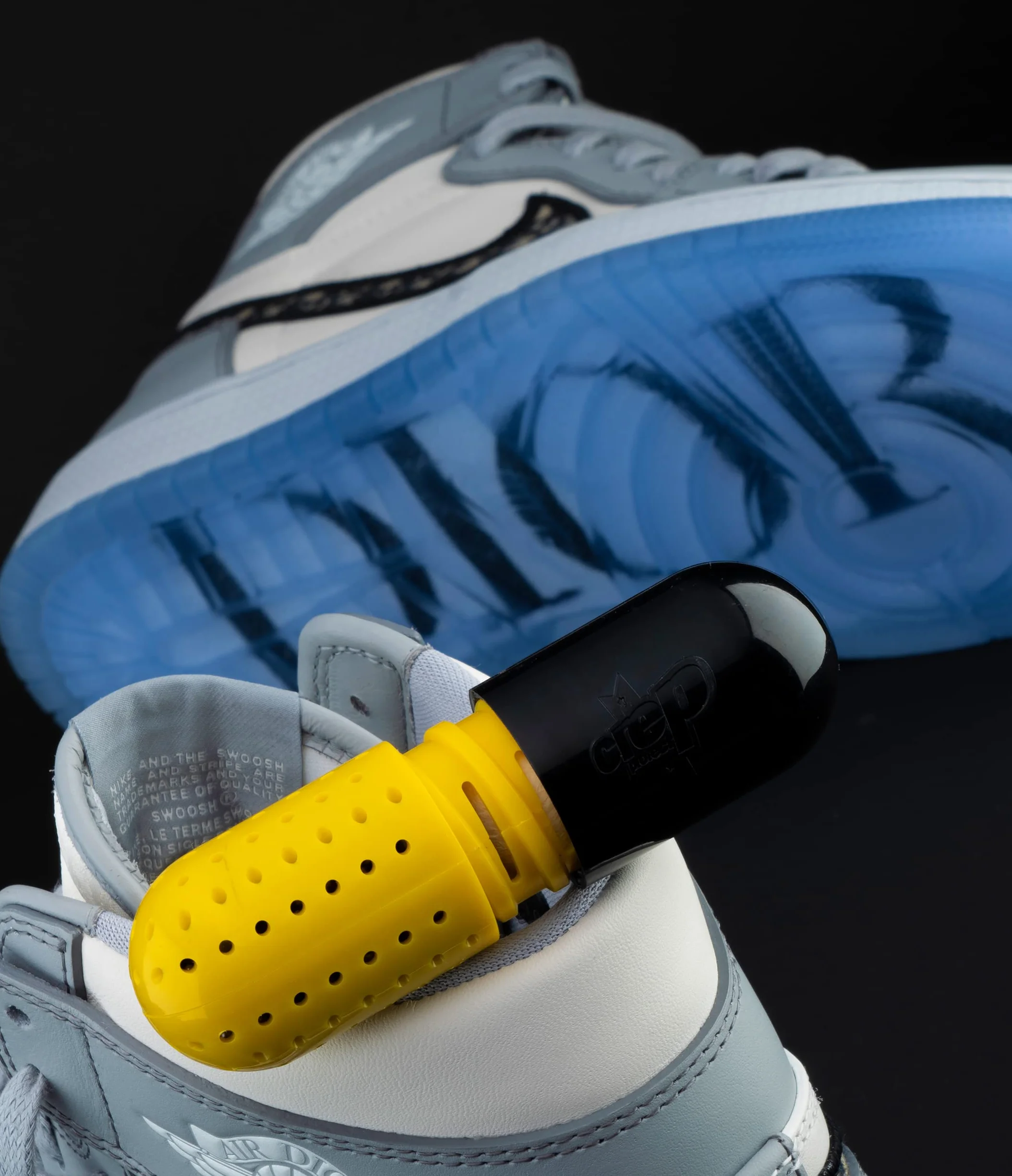 Crep Protect Pastilla refrescante Desodorante para zapatillas fragancia algodón fresco Pack de 2