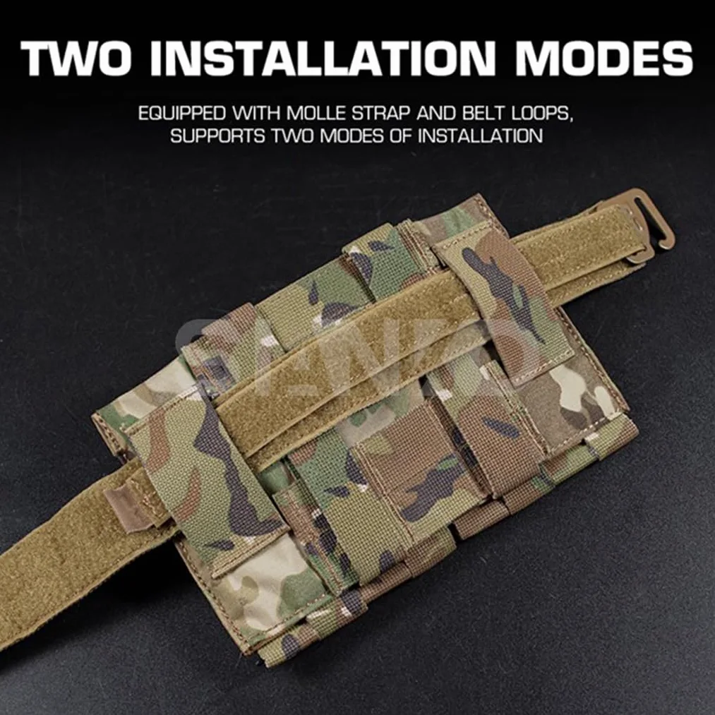 Bolsa táctica militar Molle IFAK para exteriores, airsoft, caza, kit de primeros auxilios de emergencia médica, bolsa EMT, chaleco MOLLE cinturón, accesorio de mochila