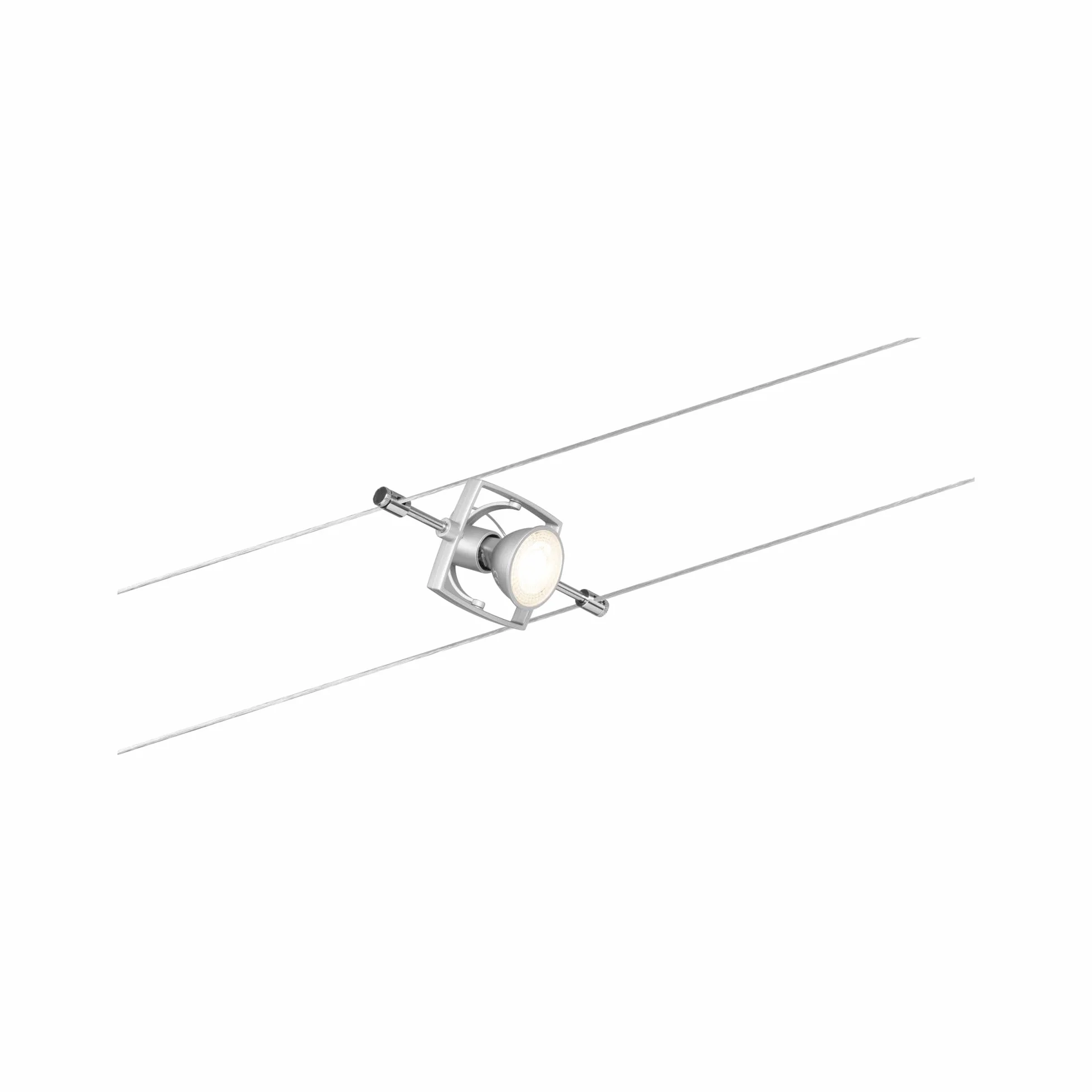 Paulmann Mac II Kit Sistema Cableado Iluminación Luces Colgantes 5x10 W Cromado Mate