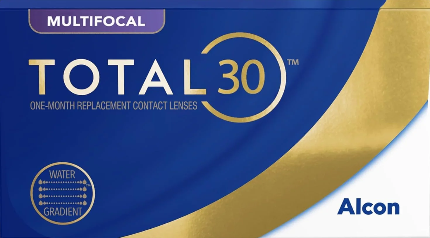 TOTAL30 Multifocal lentes de contacto mensuales 3 lentes +03.50 dioptrías R 8.4 mm D 14.2 mm