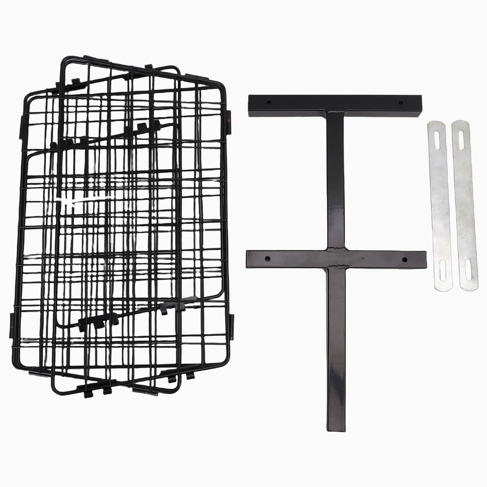 Cesta Trasera para Scooter Cesta Trasera para Scooter de Movilidad de Metal Plegable Resistente para Compras, Apta para Scooters Pride, Drive, Golden, Merits