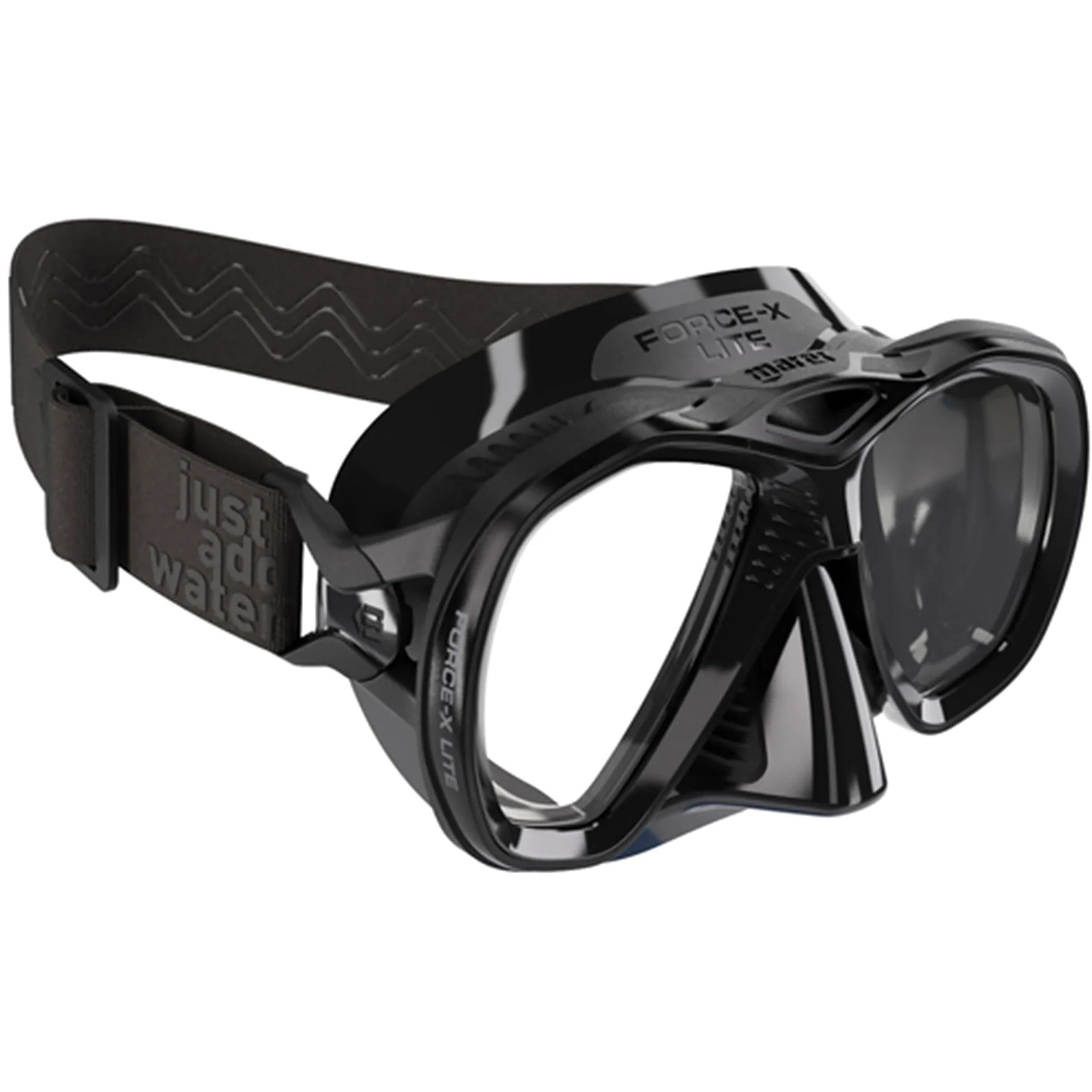 Mares Force X Lite Máscara de Submarinismo (bucear) Negro, Mono Silicona (Nero/Nero)