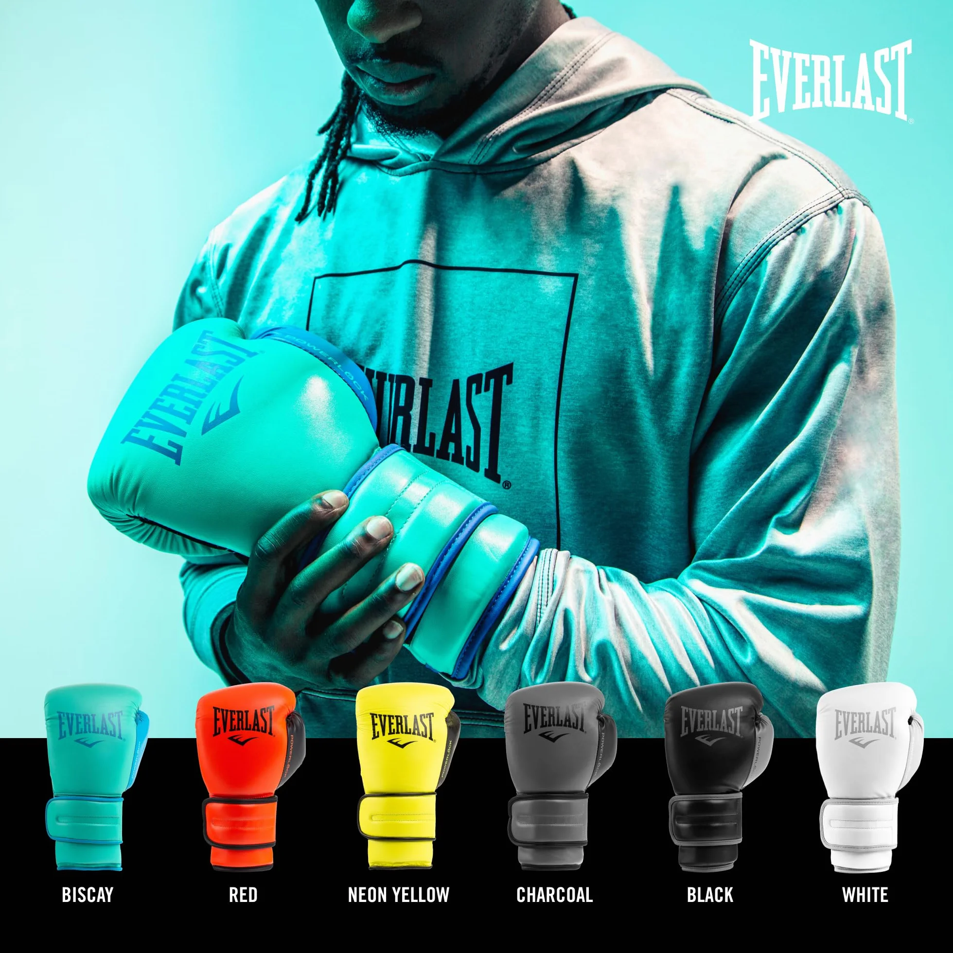 Everlast Unisex – Erwachsene Powerlock 2R Glove Handschuhe