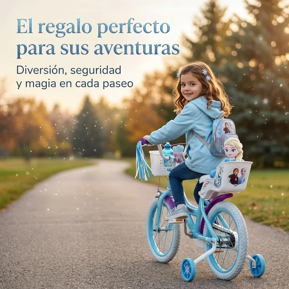 TOIMSA Bicicleta 16" Frozen Huffy 5/8 Años