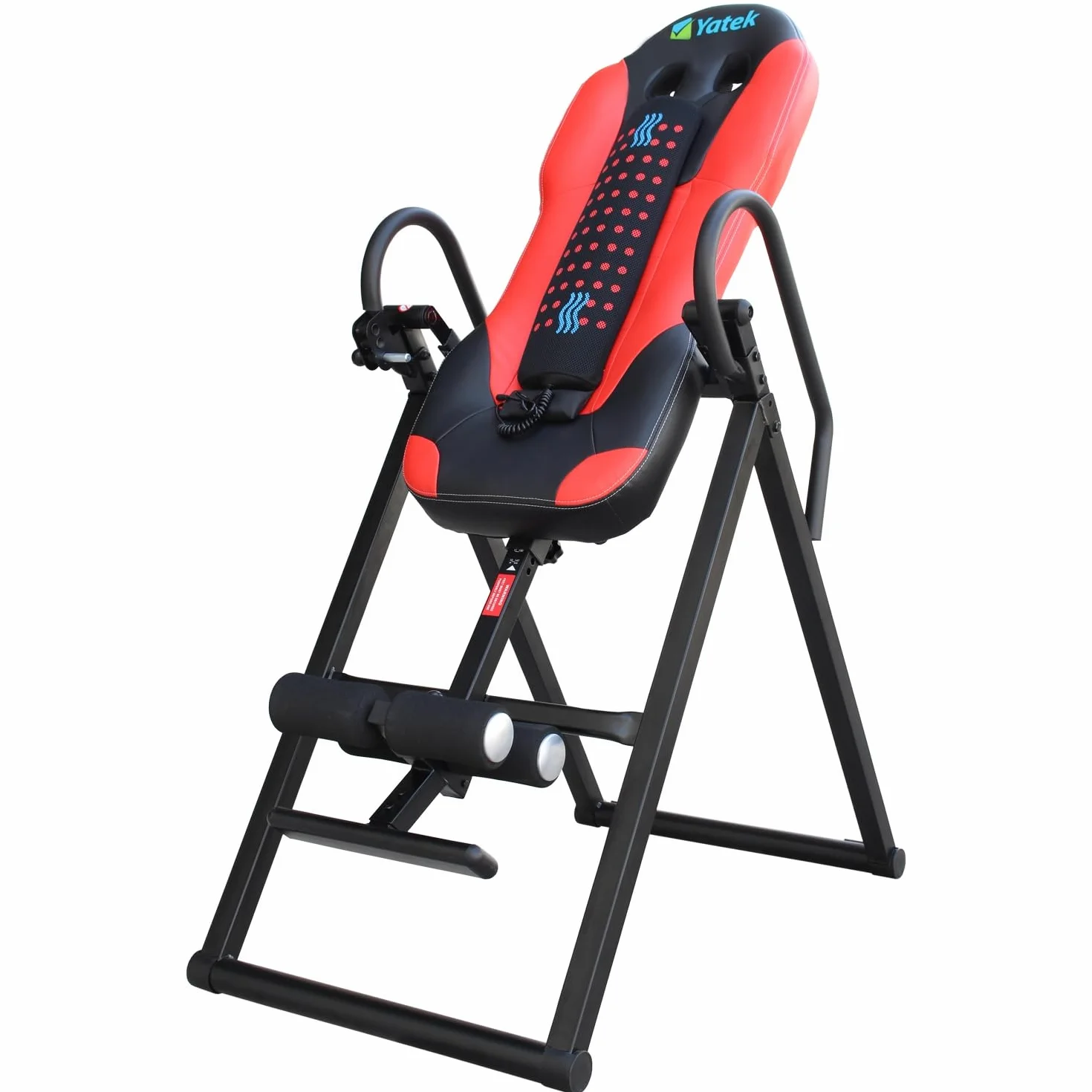 YATEK Tabla de inversión Plegable Deluxe, soporta hasta 150kg con masajeador, Robusta y Posibilidad de inversión Total