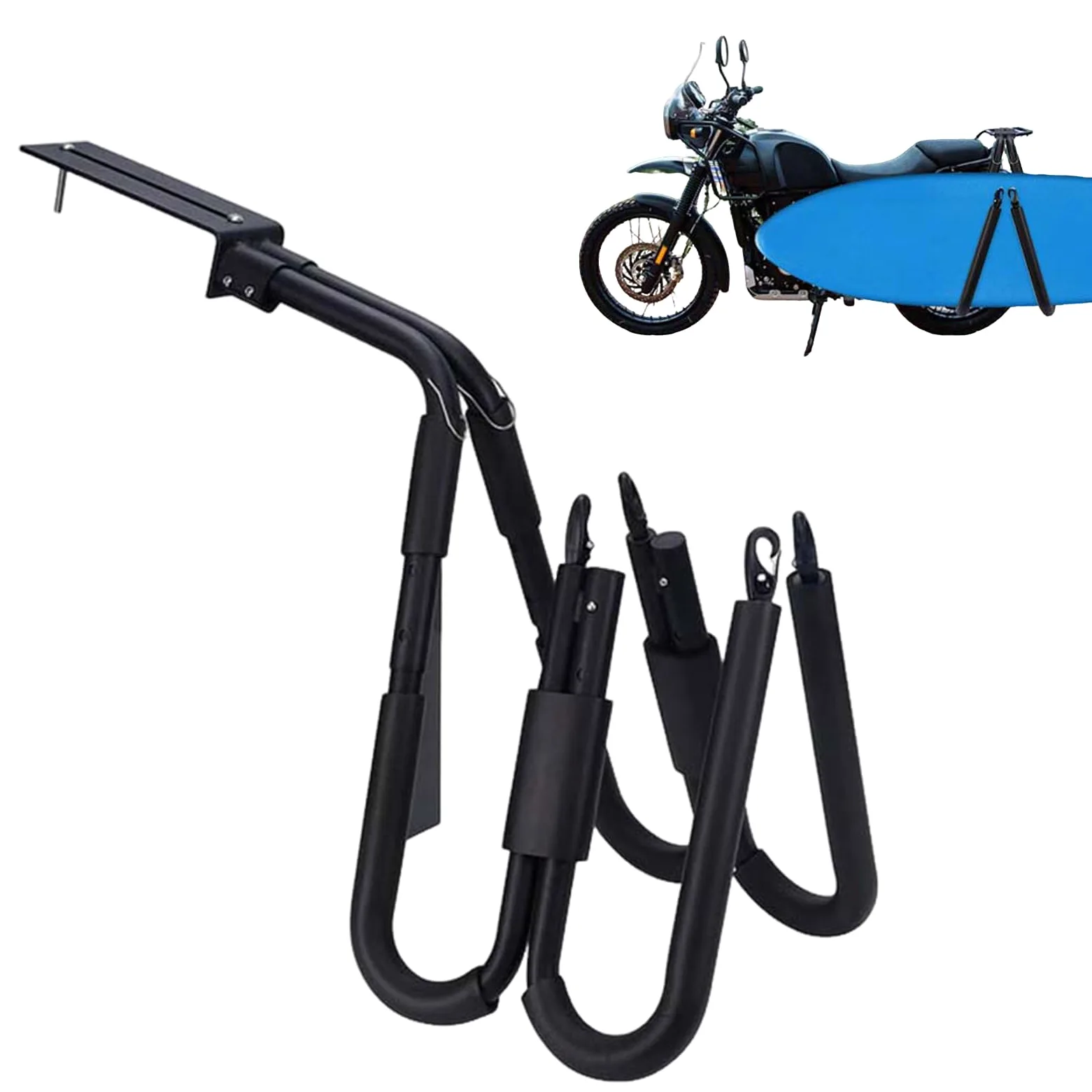Soporte Para Tabla De Surf Para Bicicleta De Montaje Ajustable Y Portátil | Soporte Portátil Para Tablas De Surf En Bicicleta Para Scooter Motocicleta Y Bicicletas De Carretera O