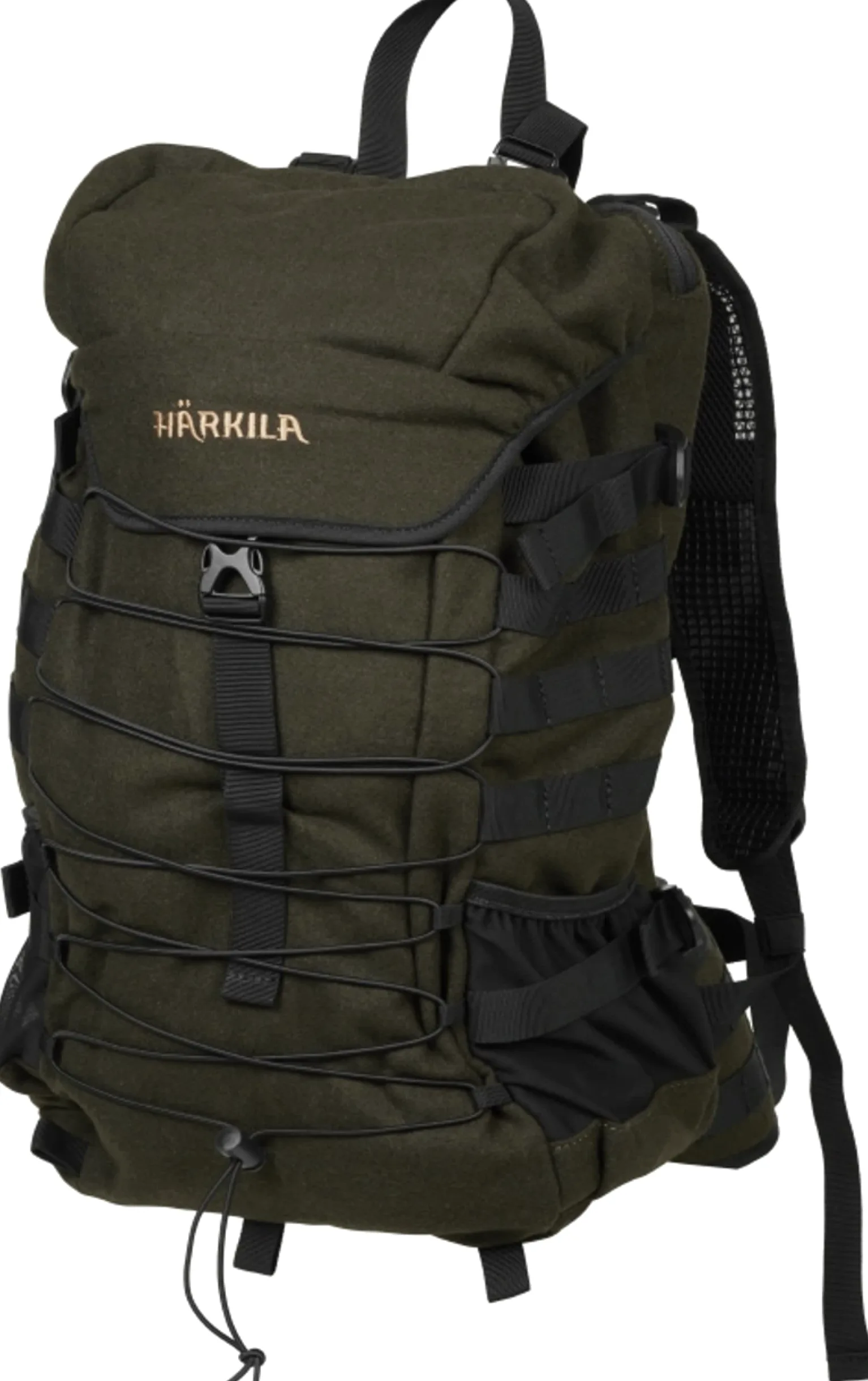 Härkila Metso 2.0 Mochila verde | Mochila de caza silenciosa de 36 litros con compartimento extraíble para rifle | Mochila ligera para la caza, verde, 36 litro