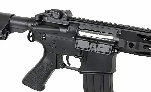 Fusil Rifle réplica Airsoft eléctrica CM.518 M4 Negra Cyma con batería, Cargador de batería y Cargador de Bolas hi-Cap