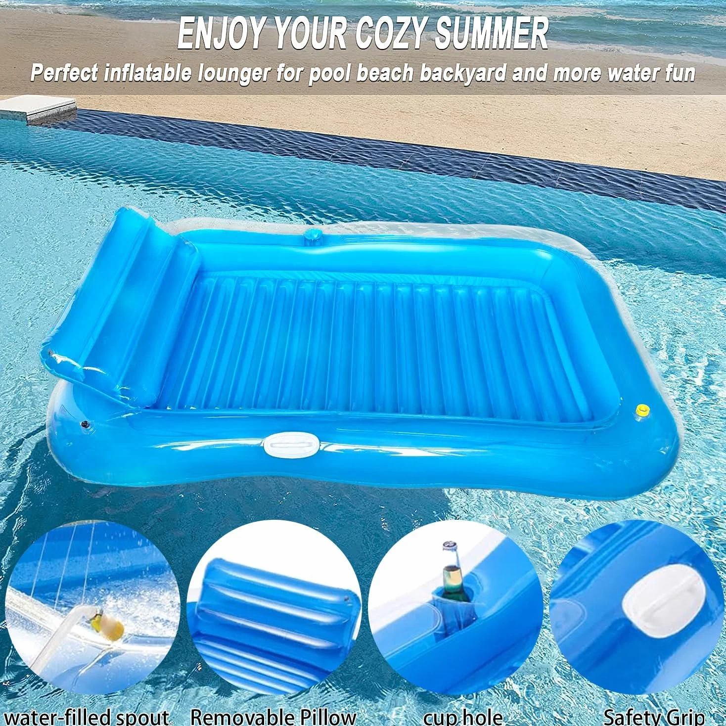 Sunshine smile Dispensador de Cloro para Piscina,Dispensador Cloro Flotante,Kits de Mantenimiento para Piscinas,Dispensador Químico,Dispensador Cloro Flotante,Dispositivo de Dosificación Cloro