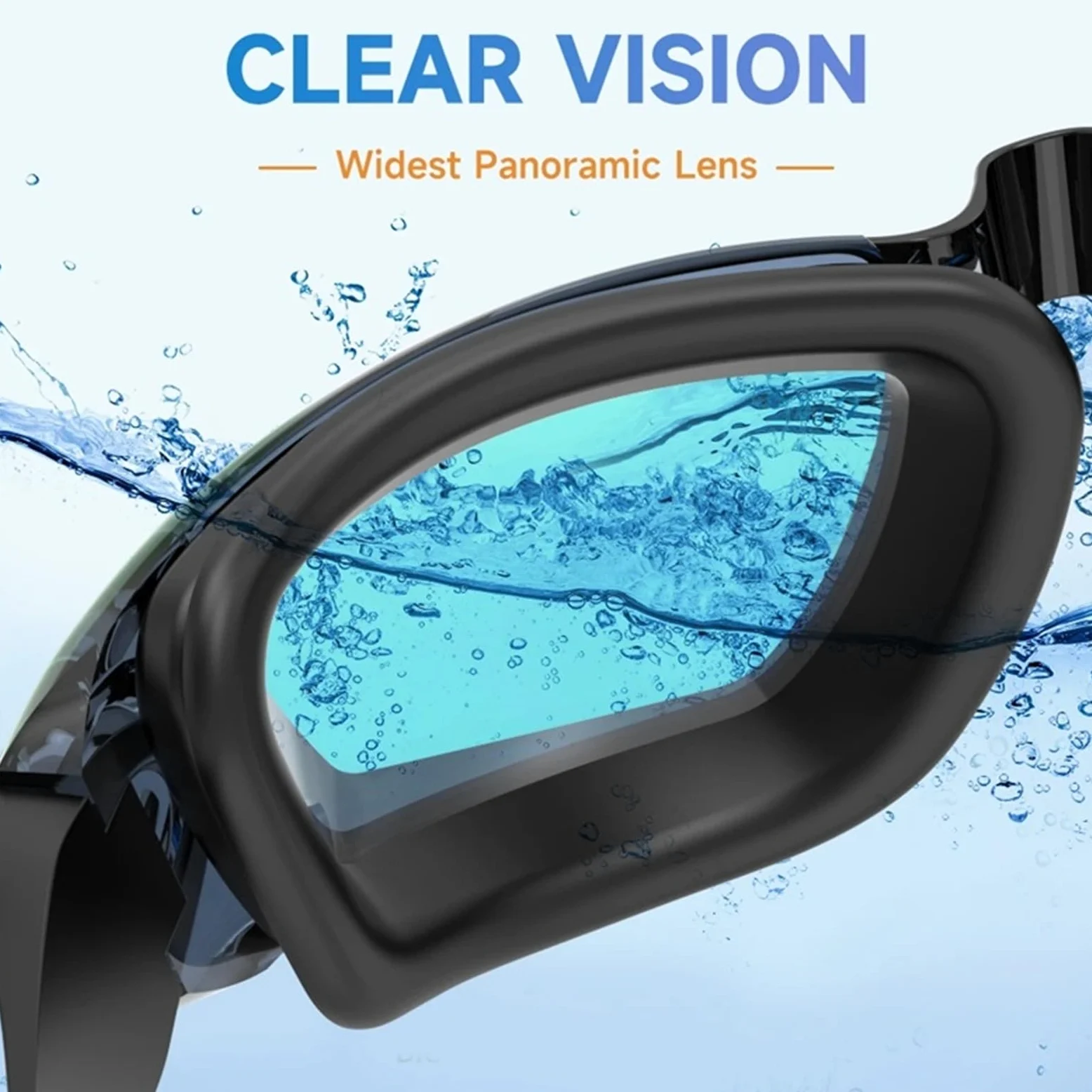 Gafas de natación profesionales Para Deportes | Hombres Mujeres impermeables antivaho piscina gafas de natación for adultos gafas de agua ajustables
