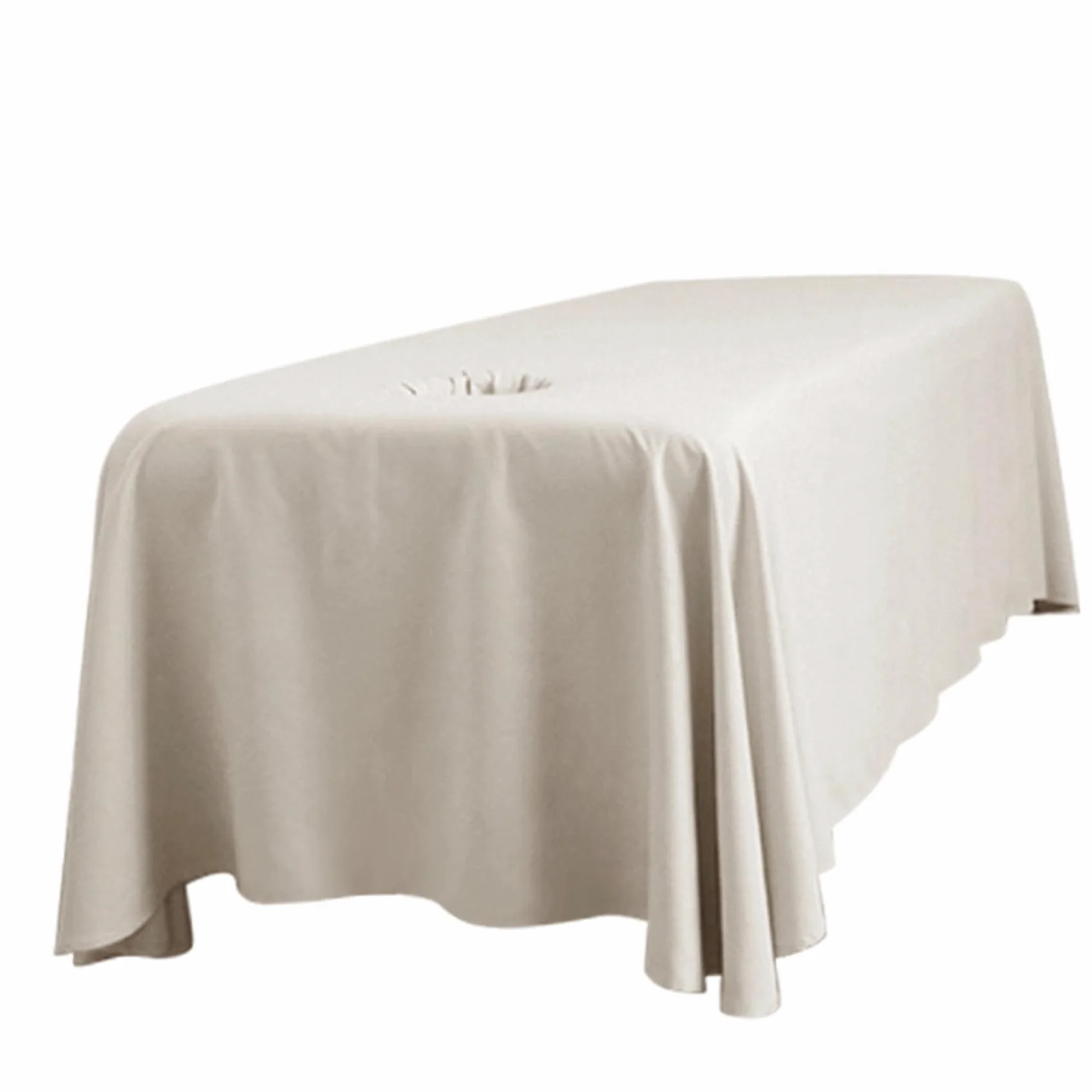 Cubierta de mesa de masaje 190x80 cm con orificio para la cara, transpirable, color caqui para salón