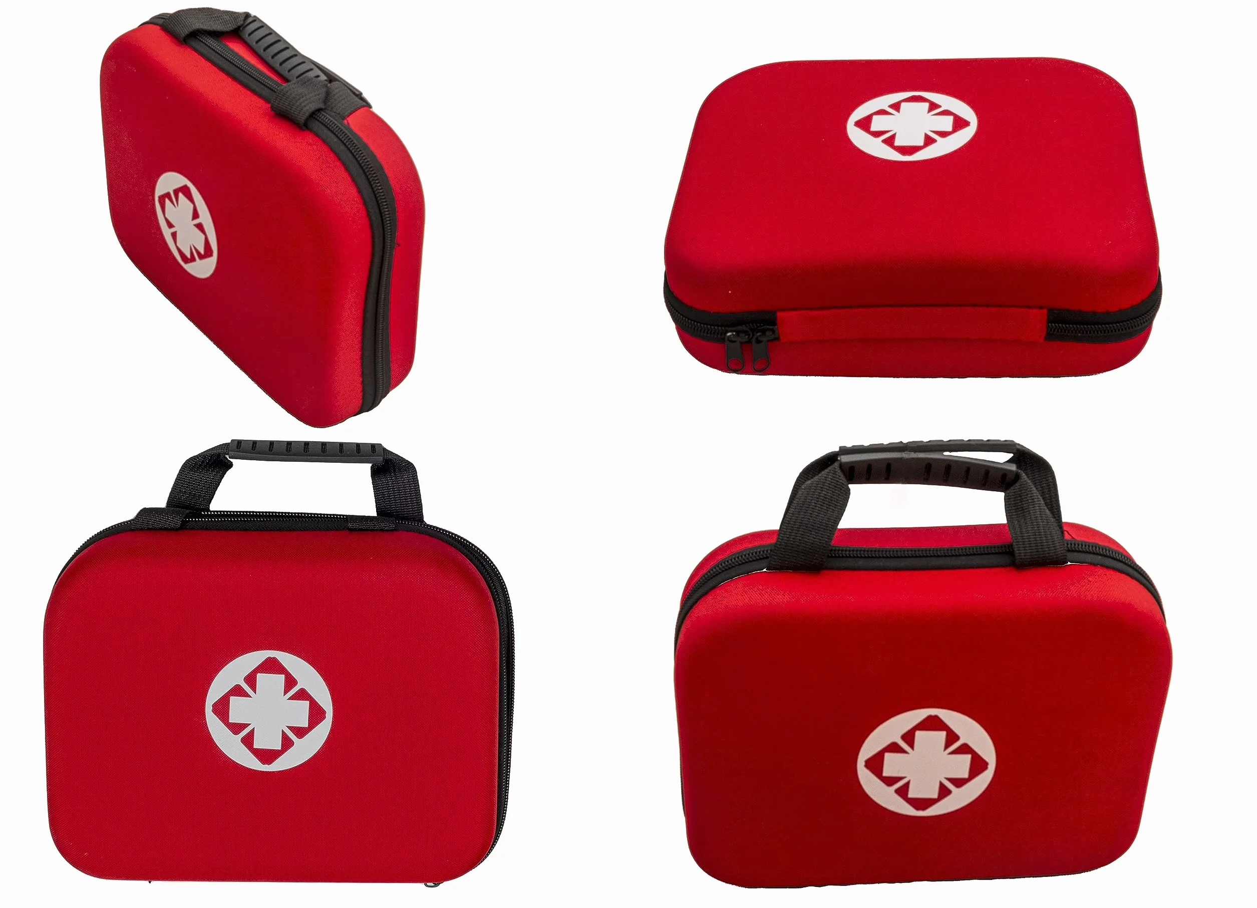 FERRETELIX® Botiquín primeros auxilios 25x20x8 cm Rojo