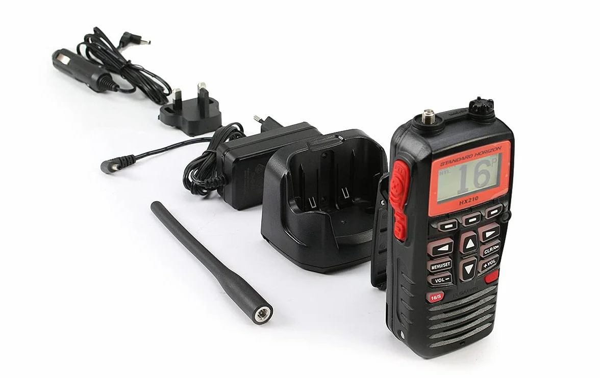 Standard Horizon HX210E - Radio bidireccional Negra - entusiastas del Aire Libre