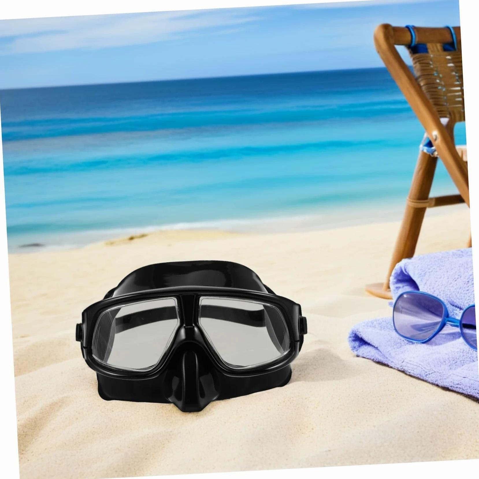 iplusmile Máscara de Buceo para Adultos Ligera con Sellado Antileak Visión y Nasal Gafas para Natación Snorkel y Buceo Piscina
