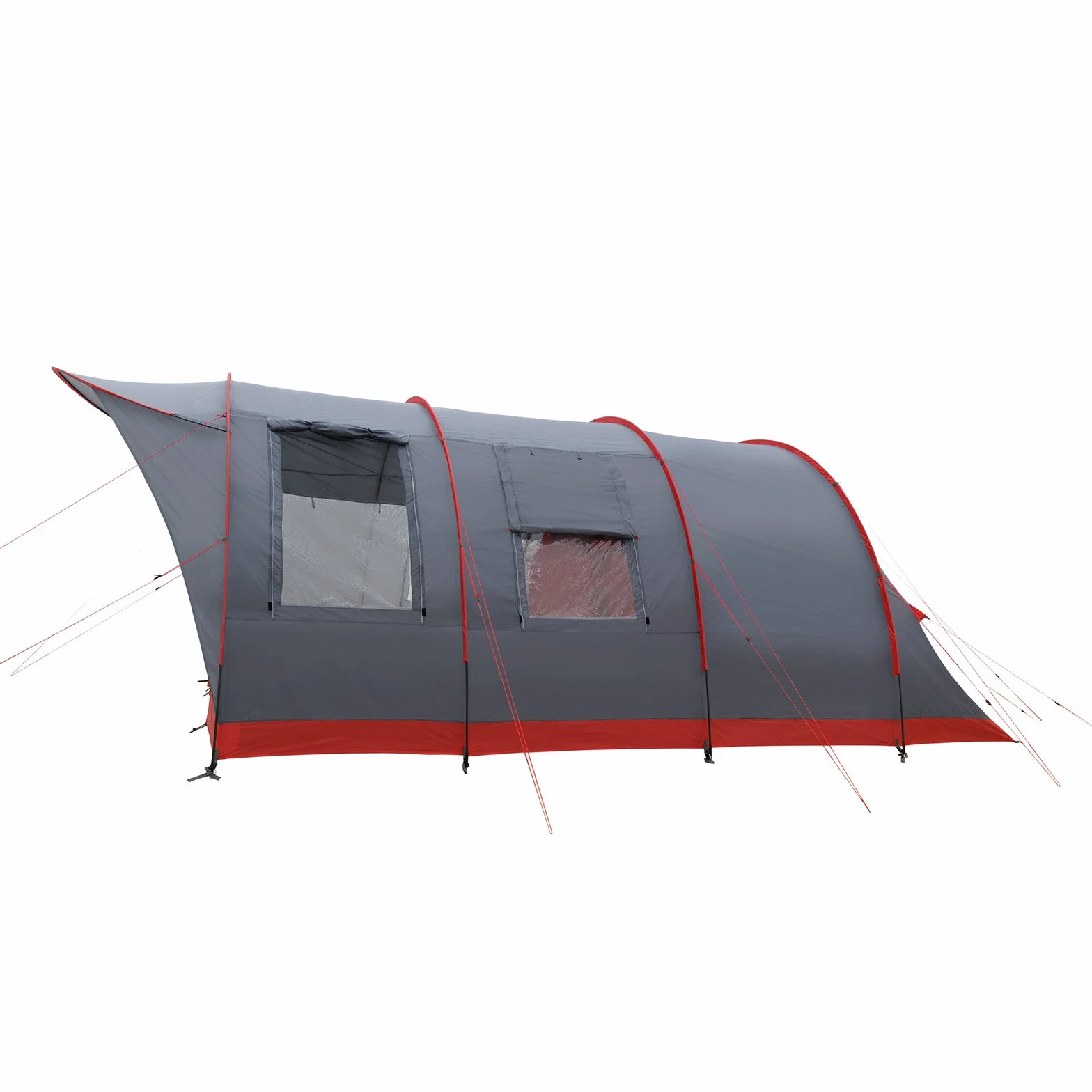 JUSTCAMP Atlanta 3, 5, 7 Personas, Tienda de Camping Familiar, Tienda Tunel, toldo y Piso