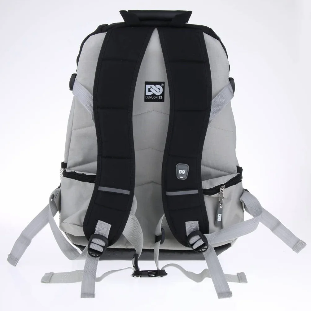 Prettyia Mochila de Hombro para Patines, Bolsa de Almacenamiento Deportivo - Negro