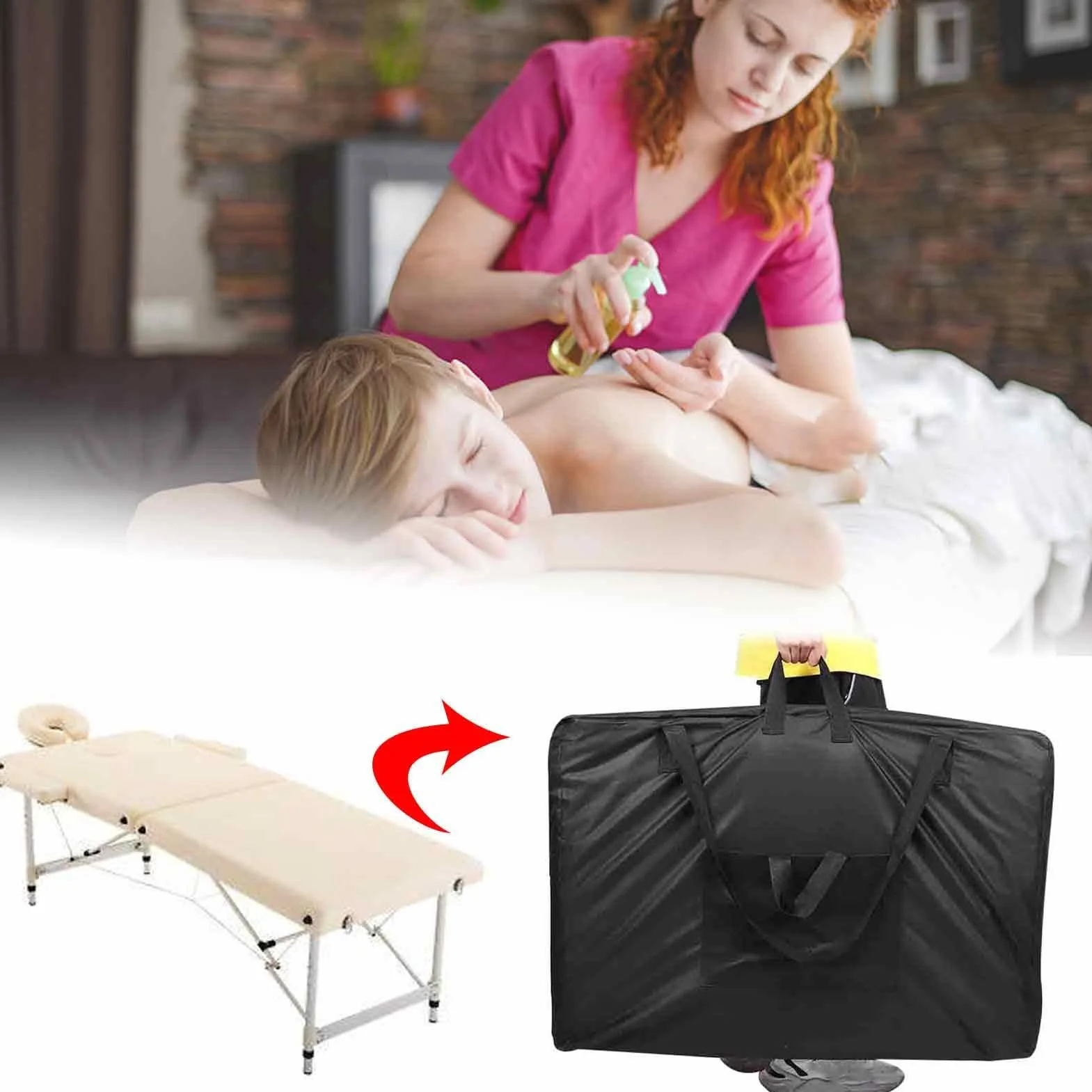 Pewell Bolsa transporte universal para masaje profesional cama spa