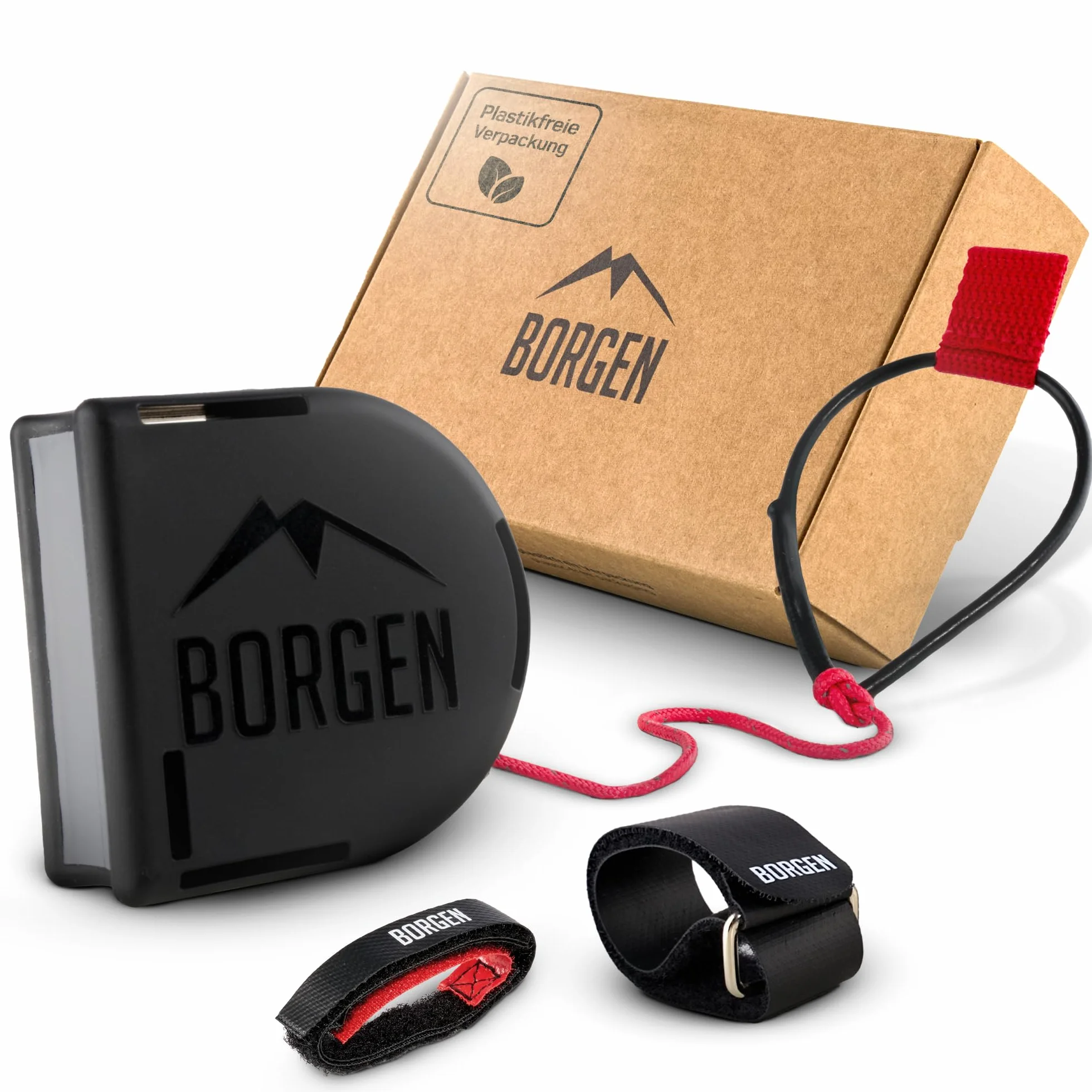 Borgen Cuerda de Remolque para Bicicletas para Niños y Adultos, Acoplamiento y Desacoplamiento Seguros y Fáciles, Adecuado para Woom, Carga hasta 120 kg, Universalmente Adecuado.