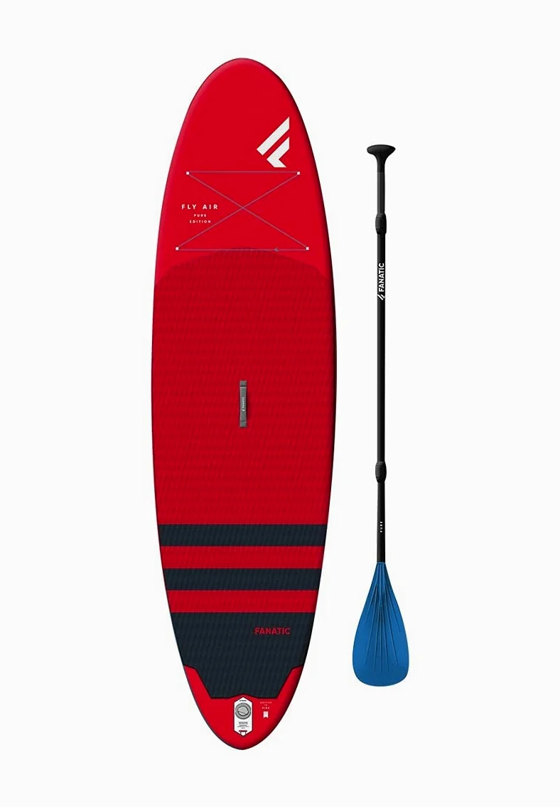 Fanatic FLY AIR 10,8 SUP 2023 red inkl. PURE ADJUSTABLE 3-Piece Paddel