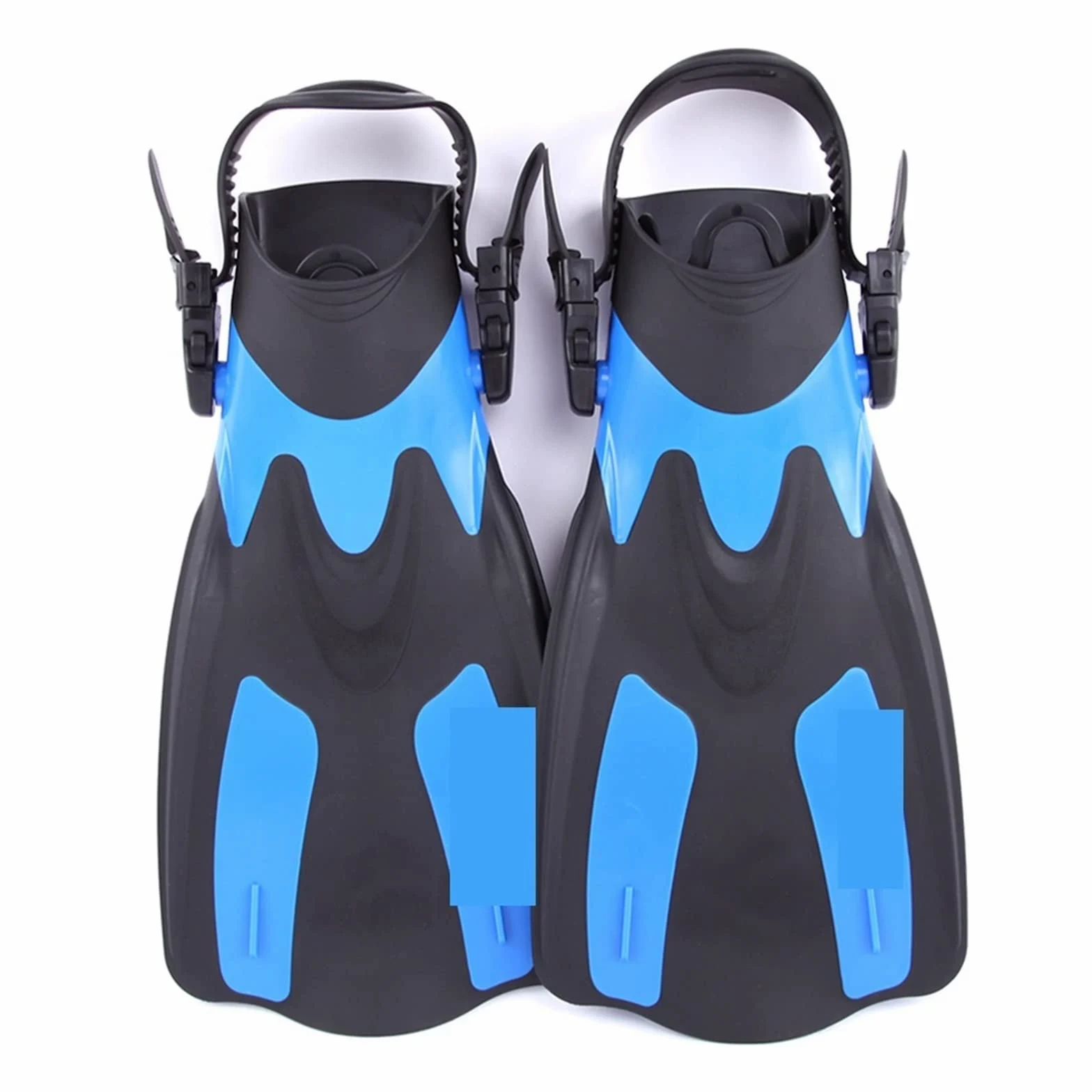 Aletas de natación para adultos, aletas cortas para buceo, aletas de natación, aletas de trekking, aletas de buceo con talón