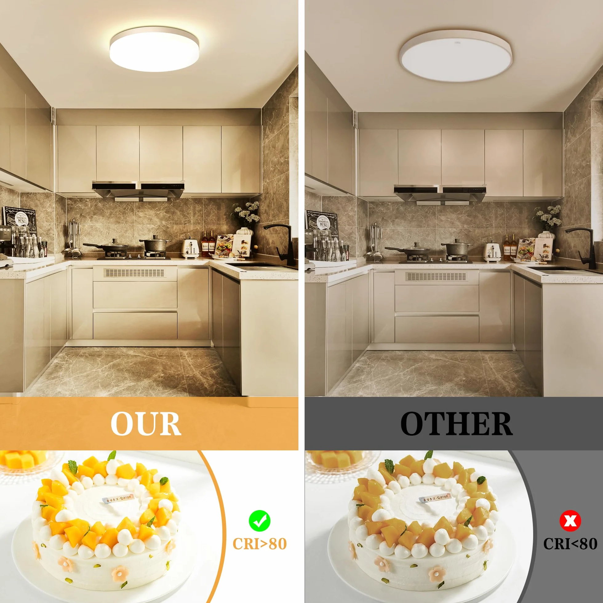 EASY EAGLE Plafon LED Redondo 36W 3000K 3600LM IP44 Ø23CM