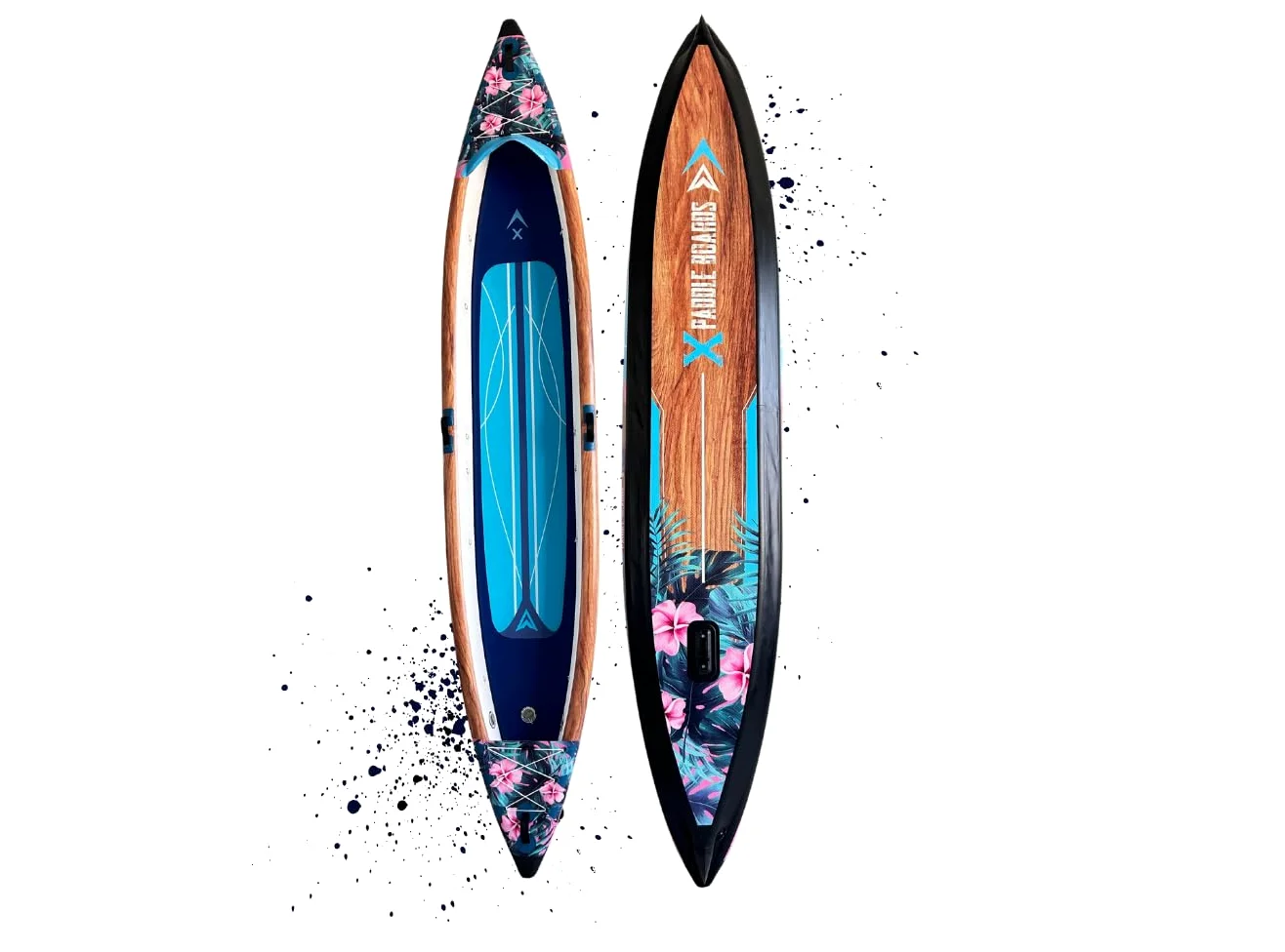 Canoa Kayak Inflable 2 Plazas Dropstitch 470 x 80 x 42 cm K-Hawaii