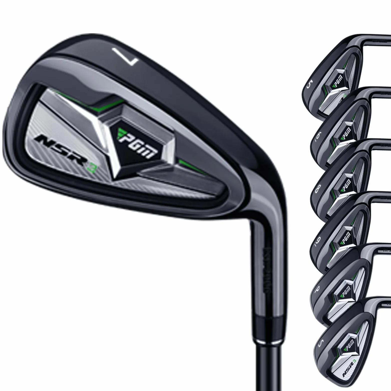 PGM Golf Clubs NSR III - Cuña con Varillas de Grafito para golfistas diestros - S/R Flex