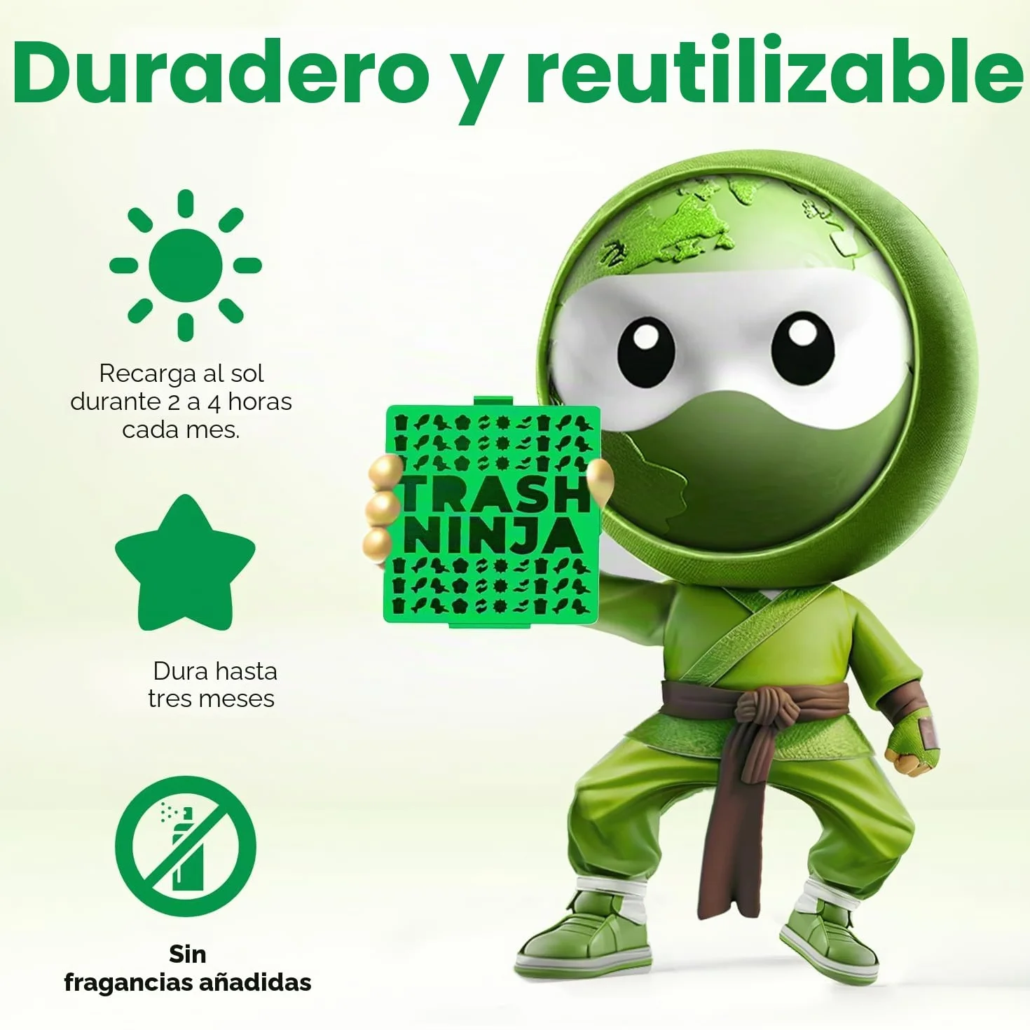 Ambientador y Eliminador de Olores Pack de 2 Carbón Activado para Contenedores 30 Litros